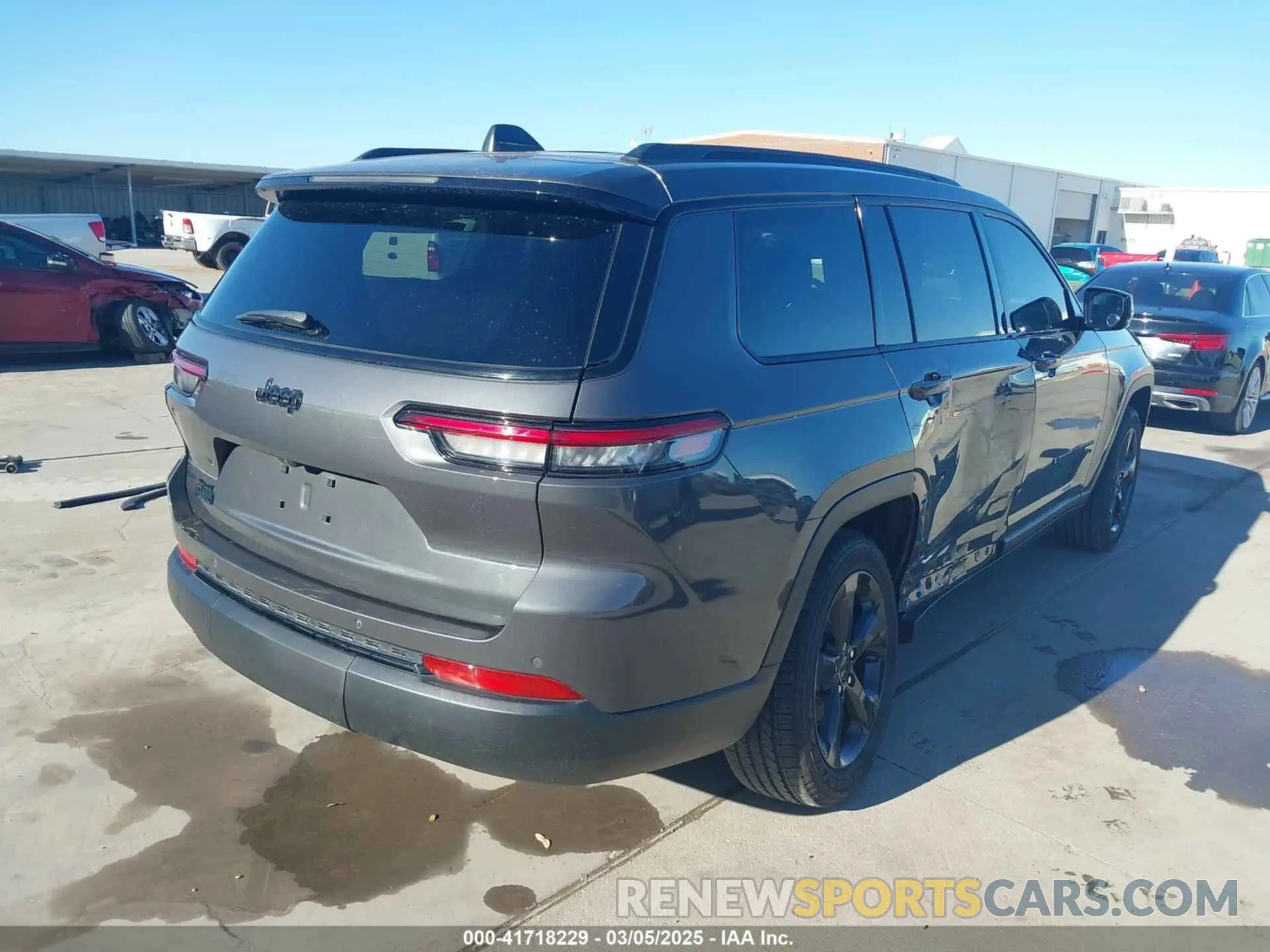 4 fotografías del automóvil dañado 1C4RJKAG9M8187001 JEEP GRAND CHEROKEE L 2021