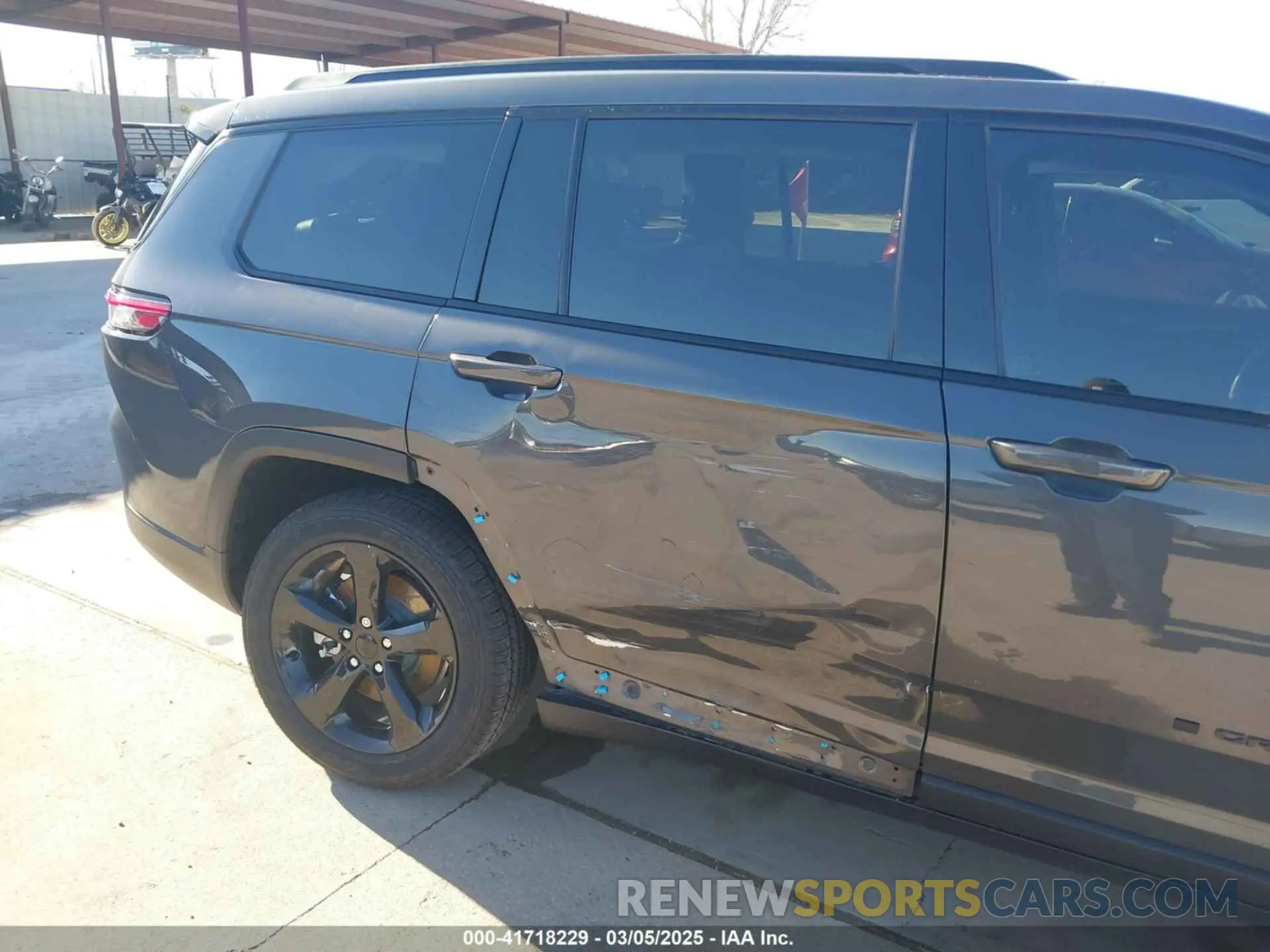 6 fotografías del automóvil dañado 1C4RJKAG9M8187001 JEEP GRAND CHEROKEE L 2021