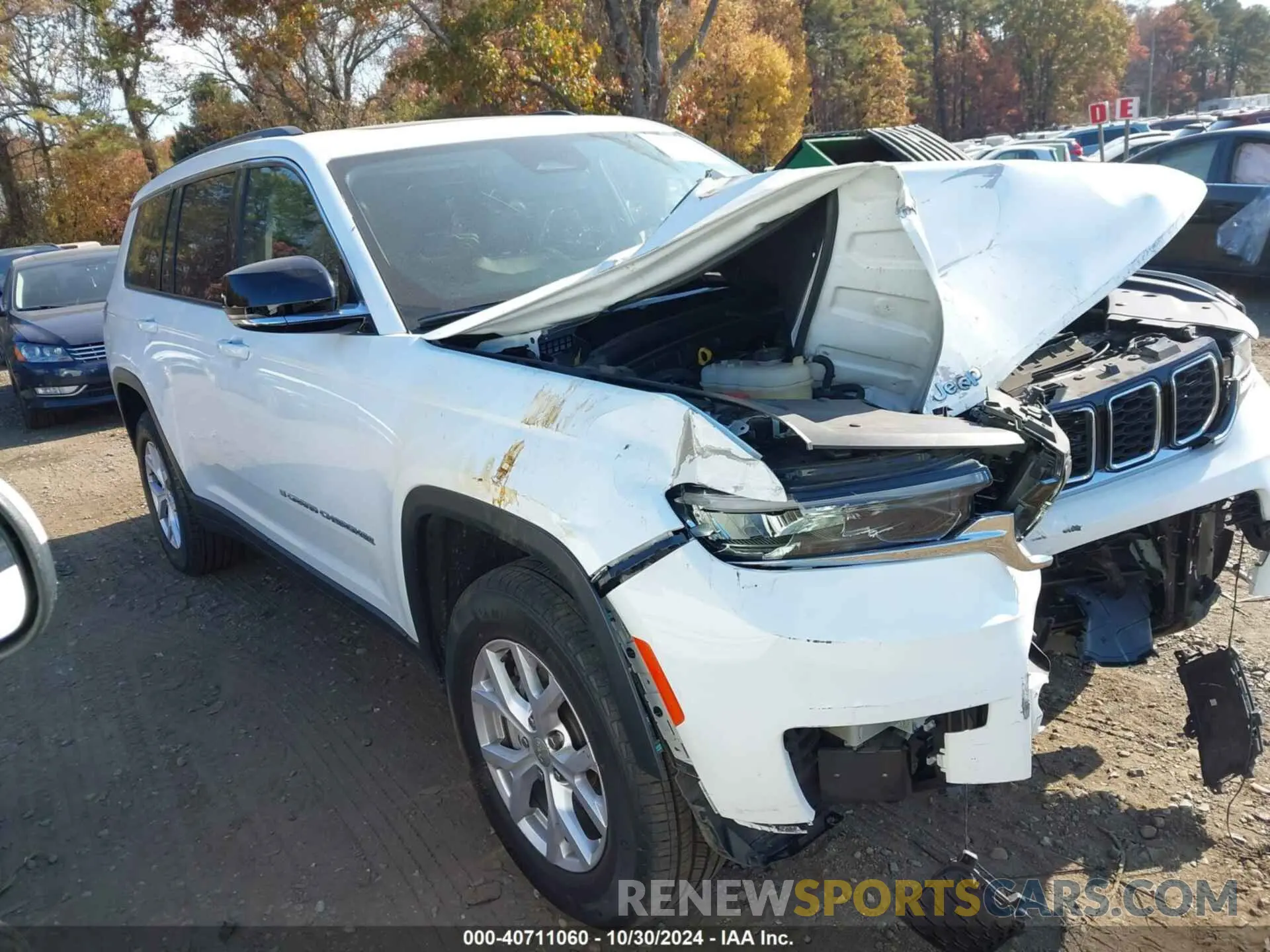 1 fotografías del automóvil dañado 1C4RJKBG0M8185457 JEEP GRAND CHEROKEE L 2021