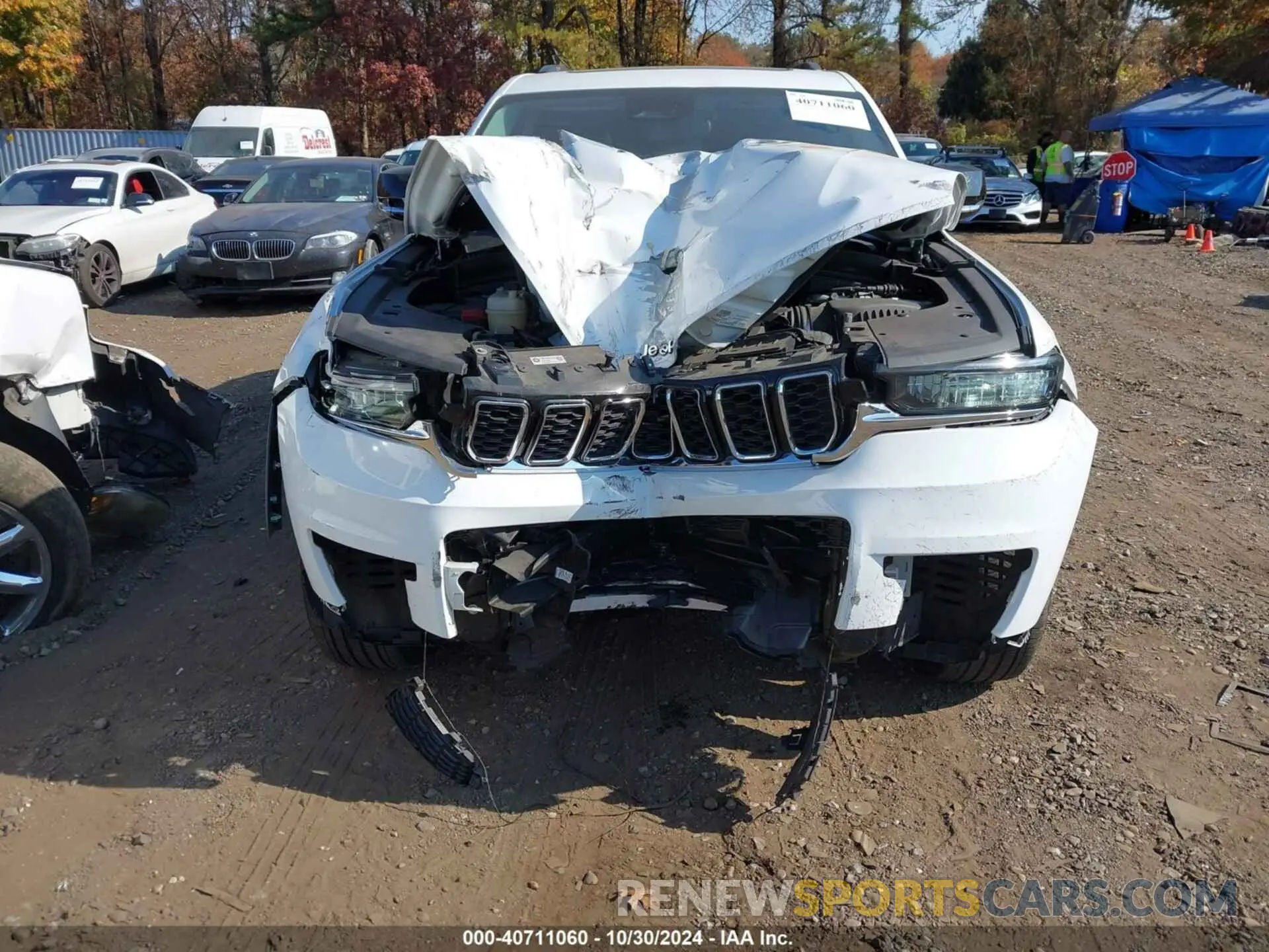 12 fotografías del automóvil dañado 1C4RJKBG0M8185457 JEEP GRAND CHEROKEE L 2021