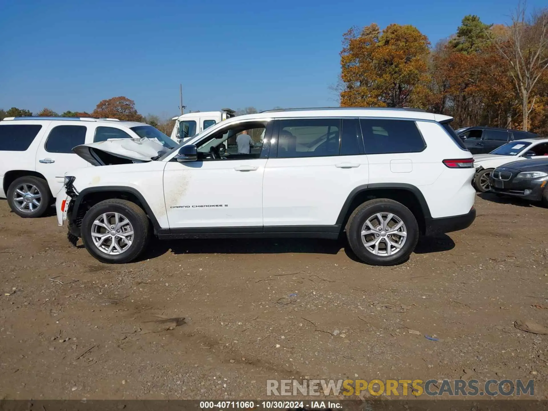 14 fotografías del automóvil dañado 1C4RJKBG0M8185457 JEEP GRAND CHEROKEE L 2021