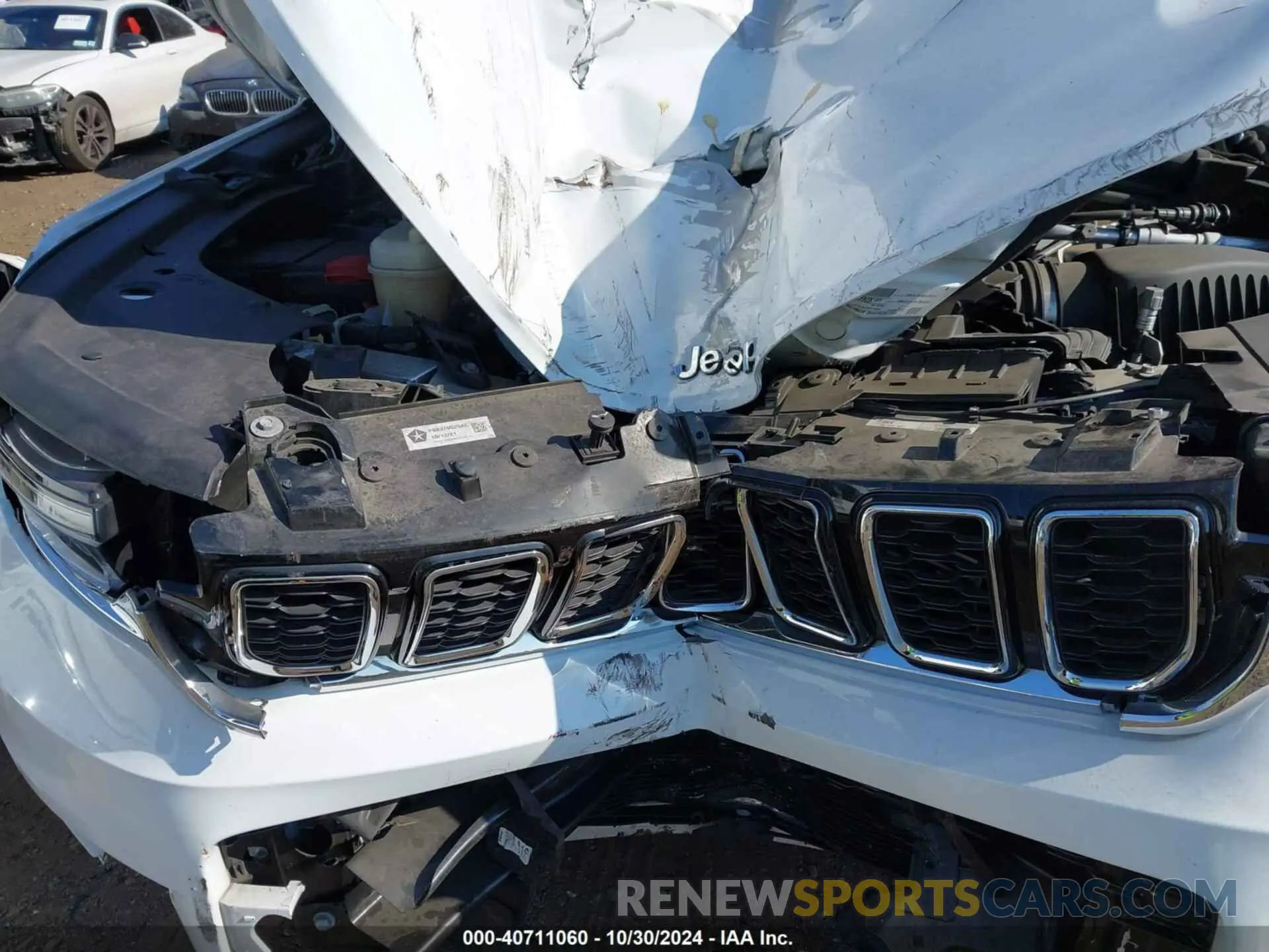 18 fotografías del automóvil dañado 1C4RJKBG0M8185457 JEEP GRAND CHEROKEE L 2021