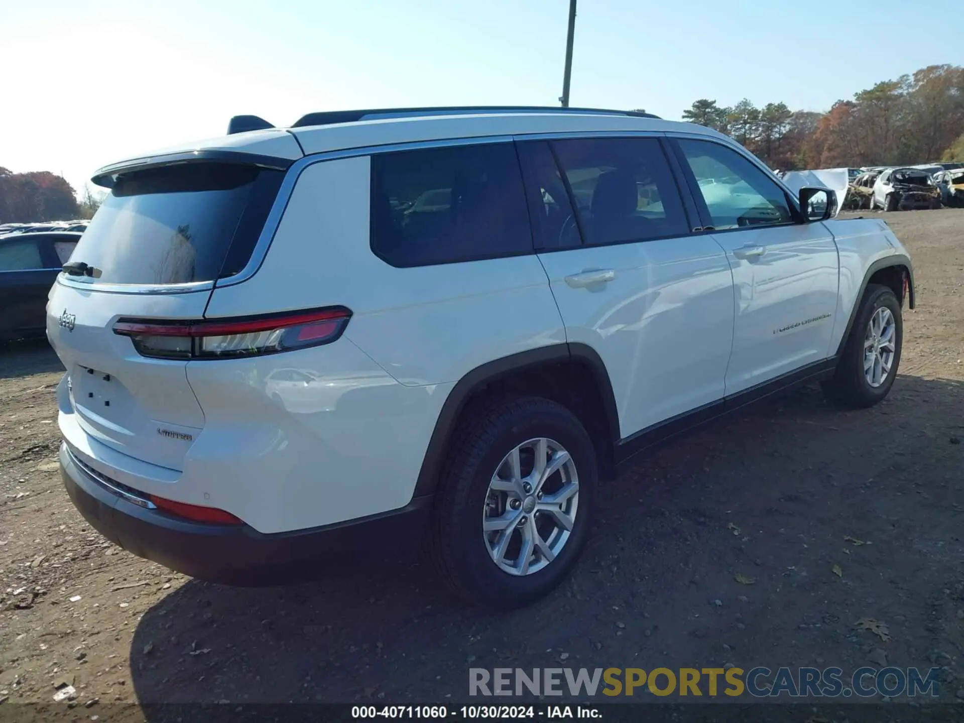 4 fotografías del automóvil dañado 1C4RJKBG0M8185457 JEEP GRAND CHEROKEE L 2021