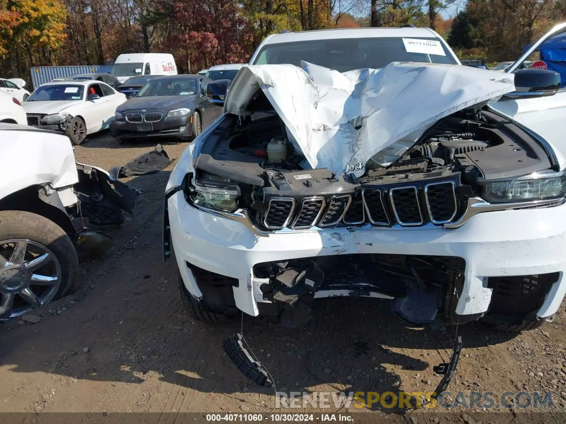 6 fotografías del automóvil dañado 1C4RJKBG0M8185457 JEEP GRAND CHEROKEE L 2021