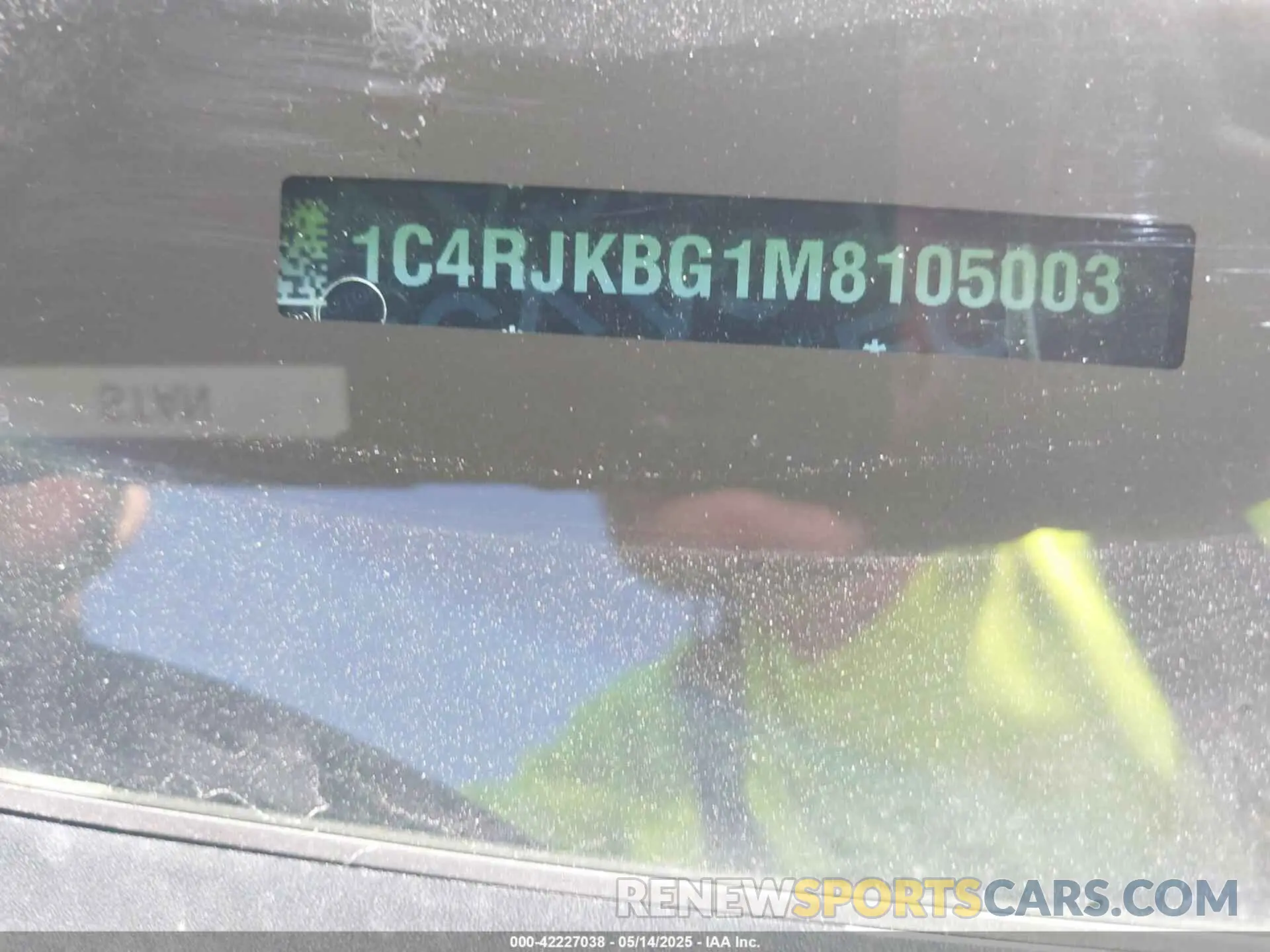 9 fotografías del automóvil dañado 1C4RJKBG1M8105003 JEEP GRAND CHEROKEE L 2021