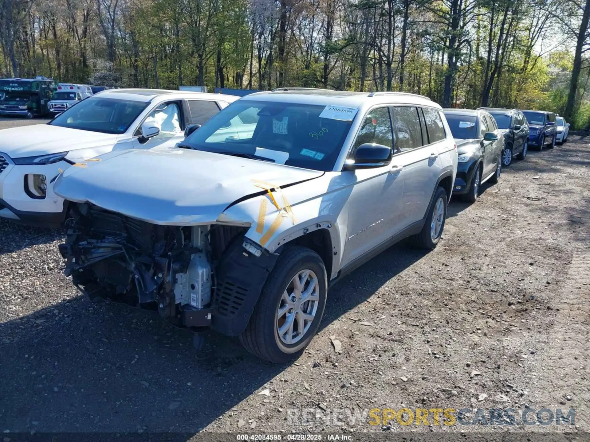 2 fotografías del automóvil dañado 1C4RJKBG1M8109598 JEEP GRAND CHEROKEE L 2021