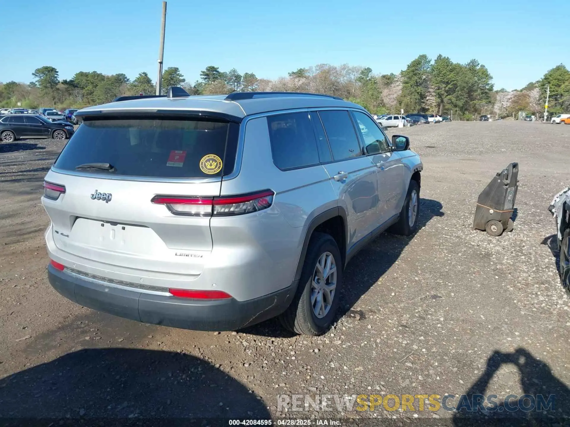 4 fotografías del automóvil dañado 1C4RJKBG1M8109598 JEEP GRAND CHEROKEE L 2021