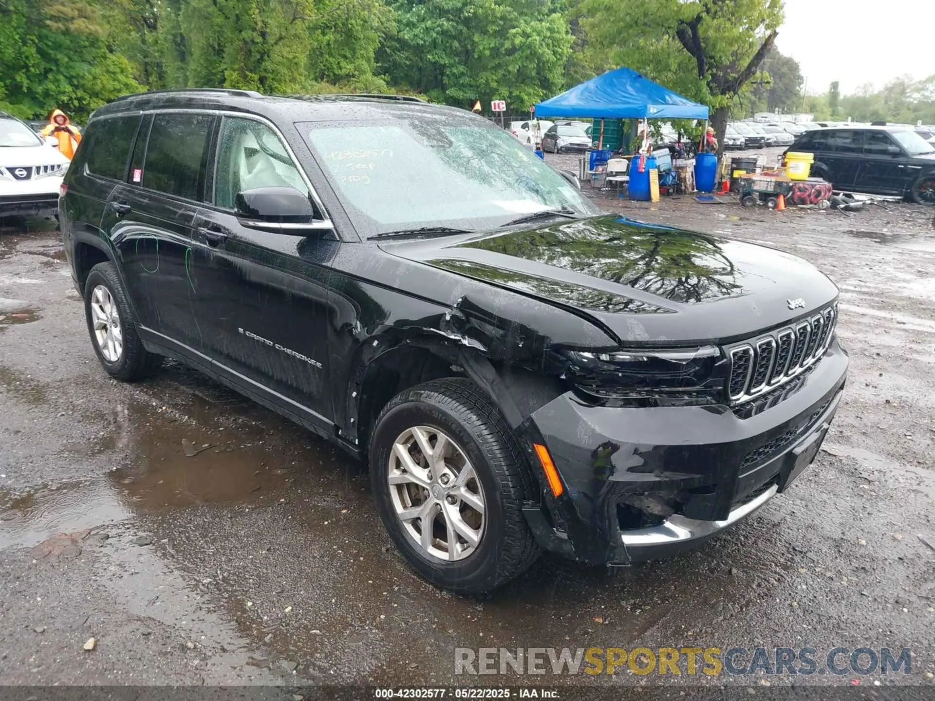 6 fotografías del automóvil dañado 1C4RJKBG1M8137417 JEEP GRAND CHEROKEE L 2021