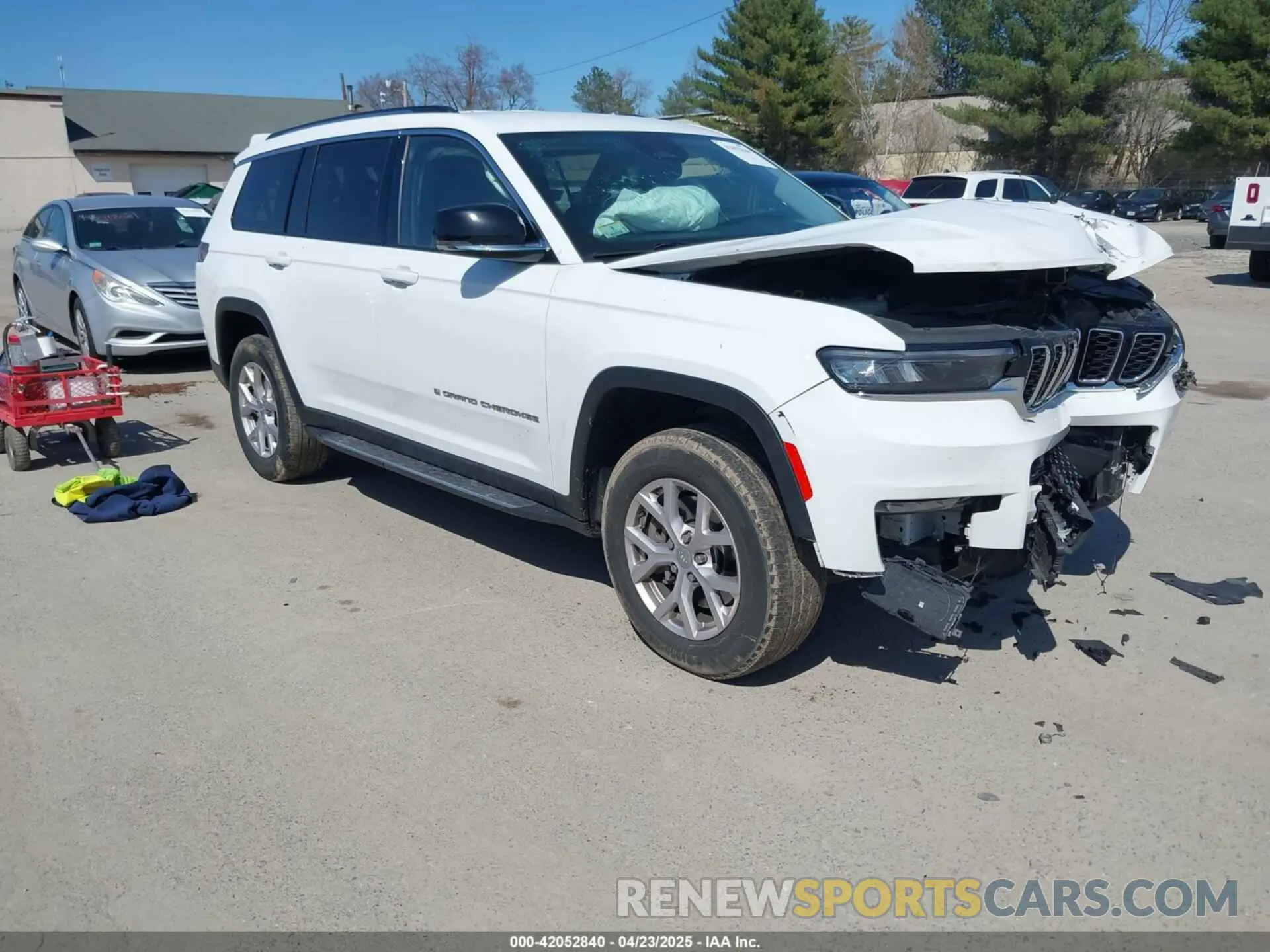 1 fotografías del automóvil dañado 1C4RJKBG1M8210916 JEEP GRAND CHEROKEE L 2021