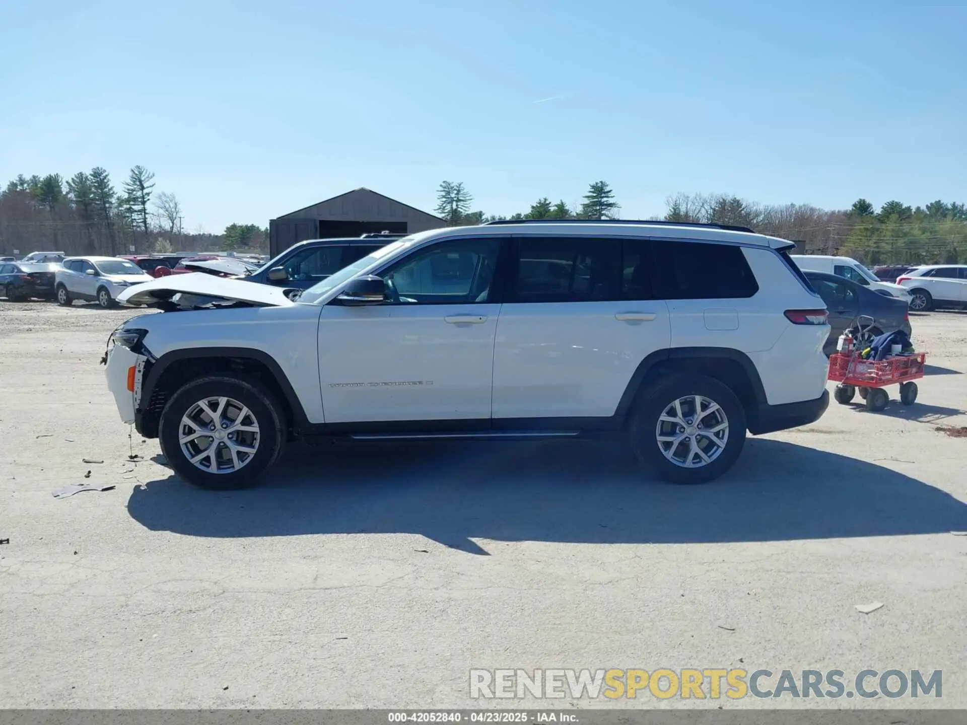 13 fotografías del automóvil dañado 1C4RJKBG1M8210916 JEEP GRAND CHEROKEE L 2021