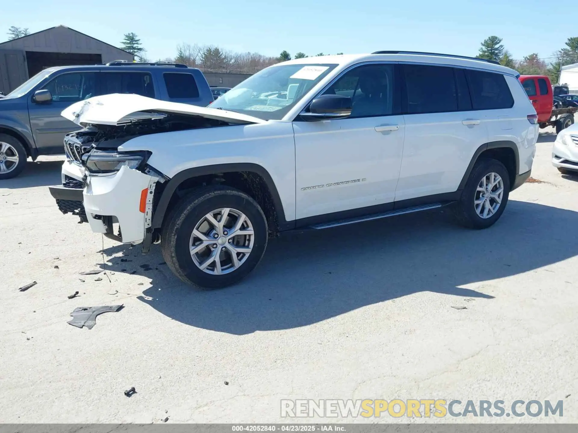 2 fotografías del automóvil dañado 1C4RJKBG1M8210916 JEEP GRAND CHEROKEE L 2021