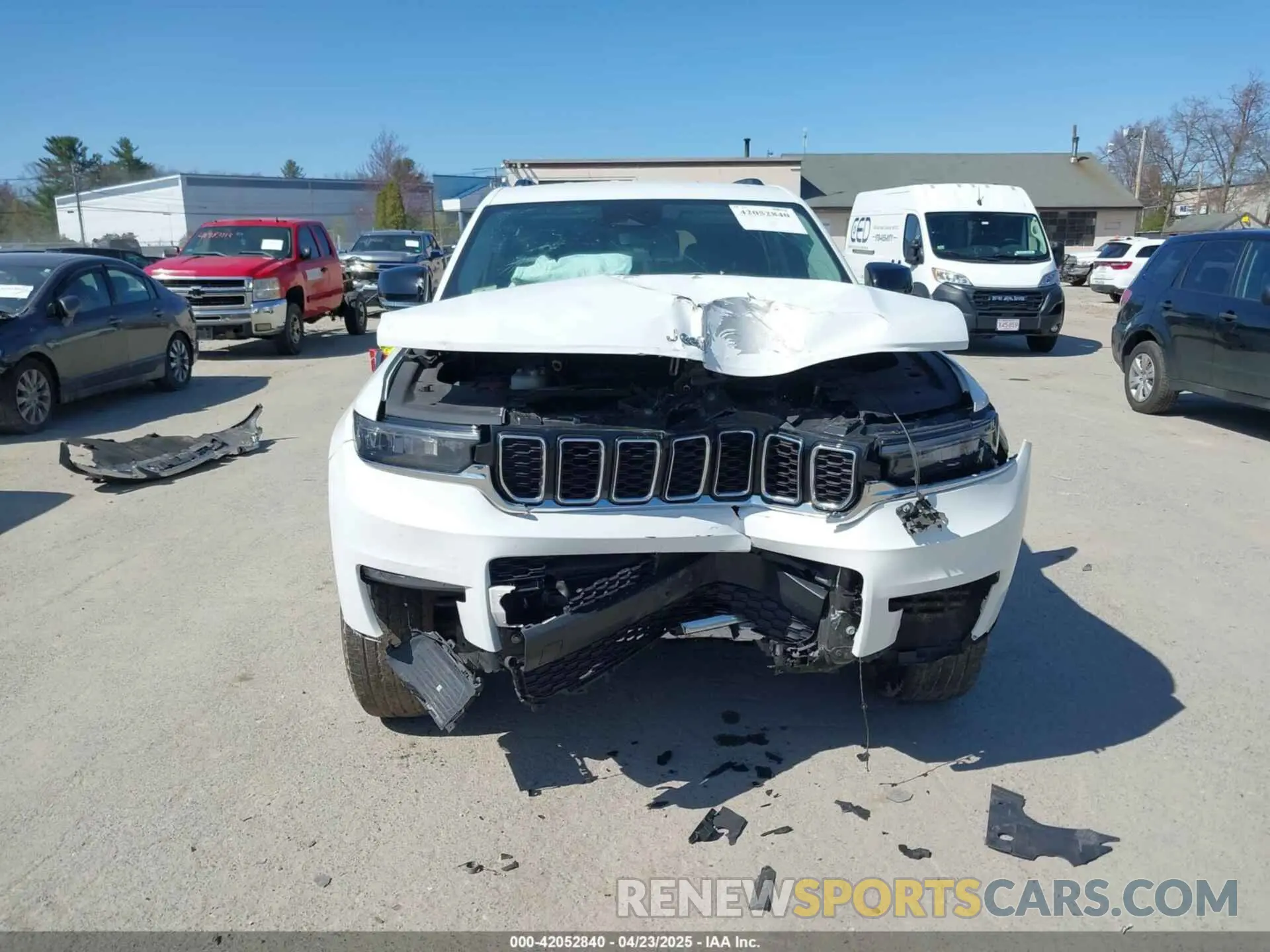 6 fotografías del automóvil dañado 1C4RJKBG1M8210916 JEEP GRAND CHEROKEE L 2021