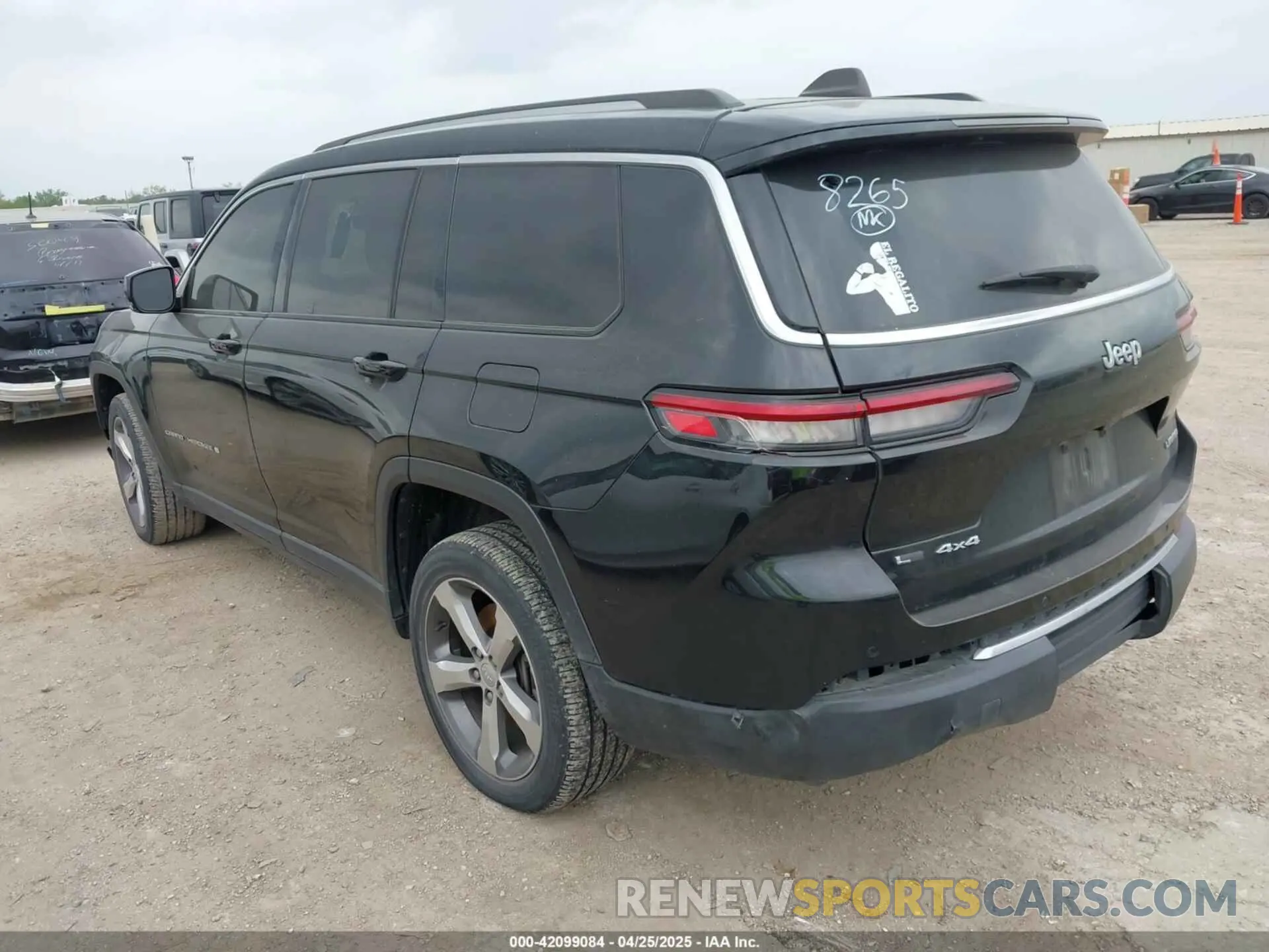 3 fotografías del automóvil dañado 1C4RJKBG2M8108265 JEEP GRAND CHEROKEE L 2021