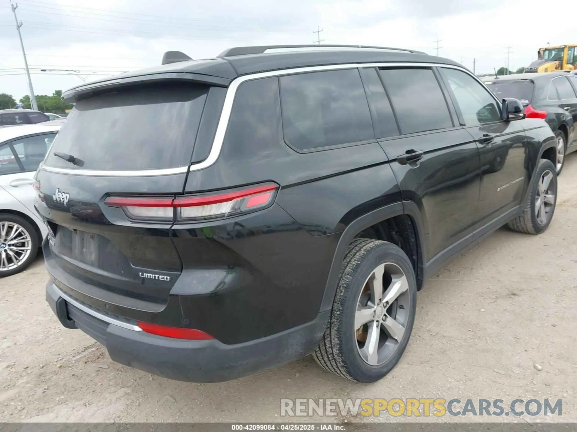 4 fotografías del automóvil dañado 1C4RJKBG2M8108265 JEEP GRAND CHEROKEE L 2021