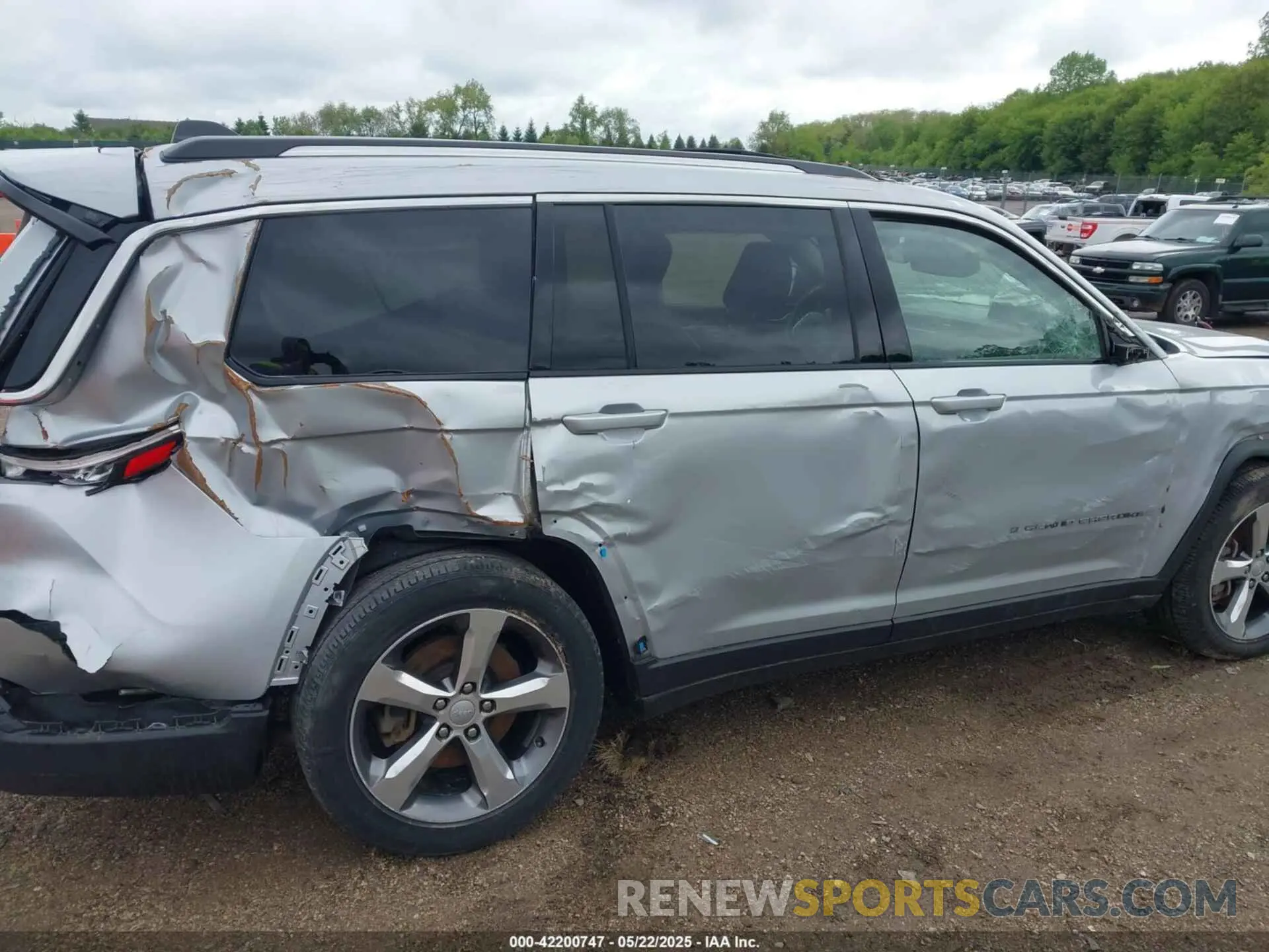 6 fotografías del automóvil dañado 1C4RJKBG3M8114379 JEEP GRAND CHEROKEE L 2021