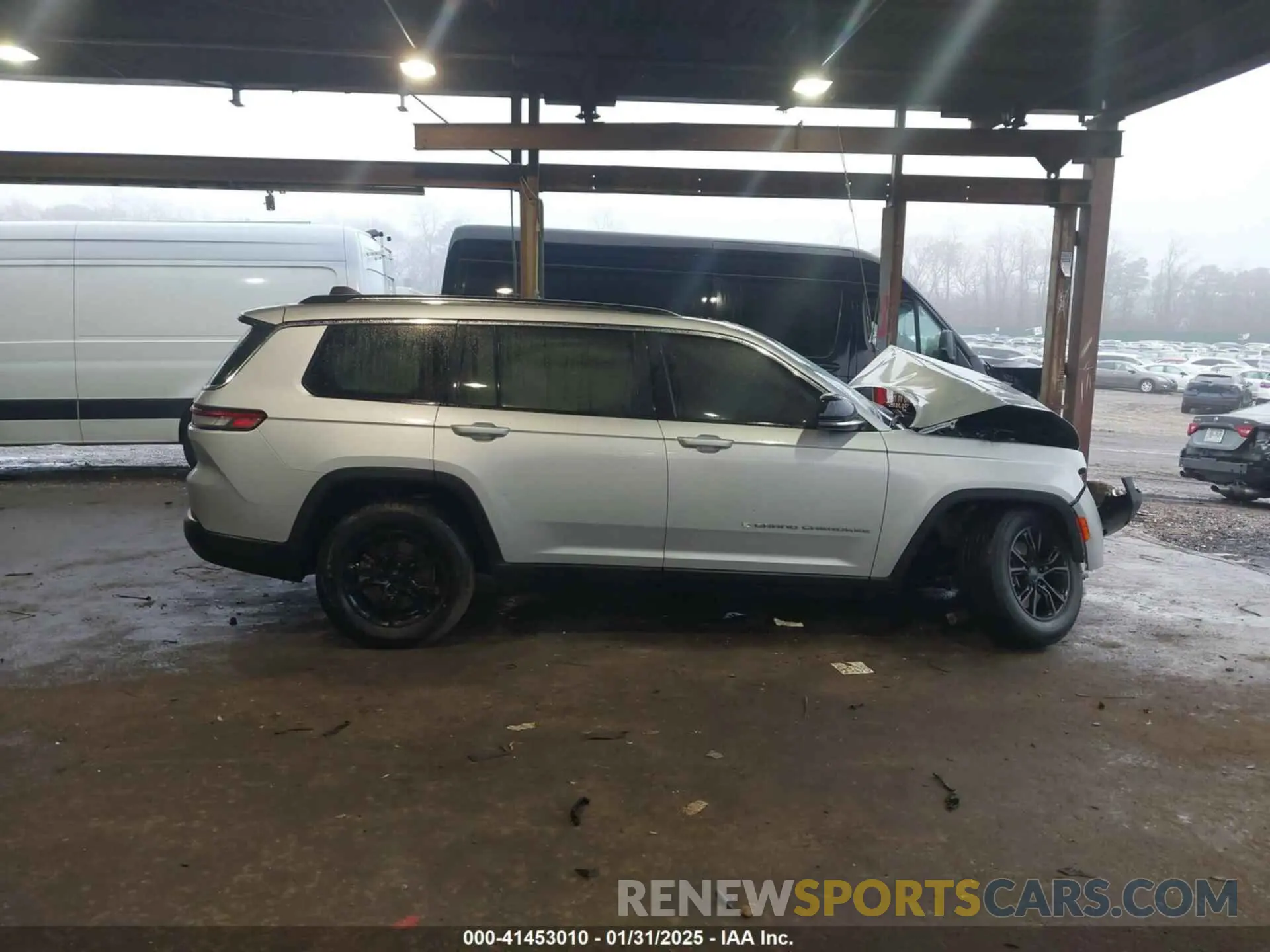 12 fotografías del automóvil dañado 1C4RJKBG3M8132574 JEEP GRAND CHEROKEE L 2021