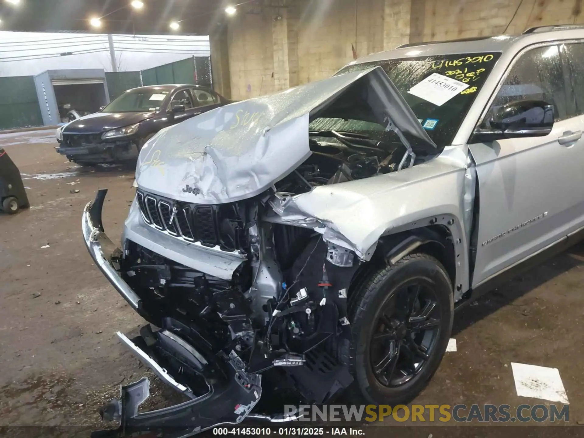 6 fotografías del automóvil dañado 1C4RJKBG3M8132574 JEEP GRAND CHEROKEE L 2021