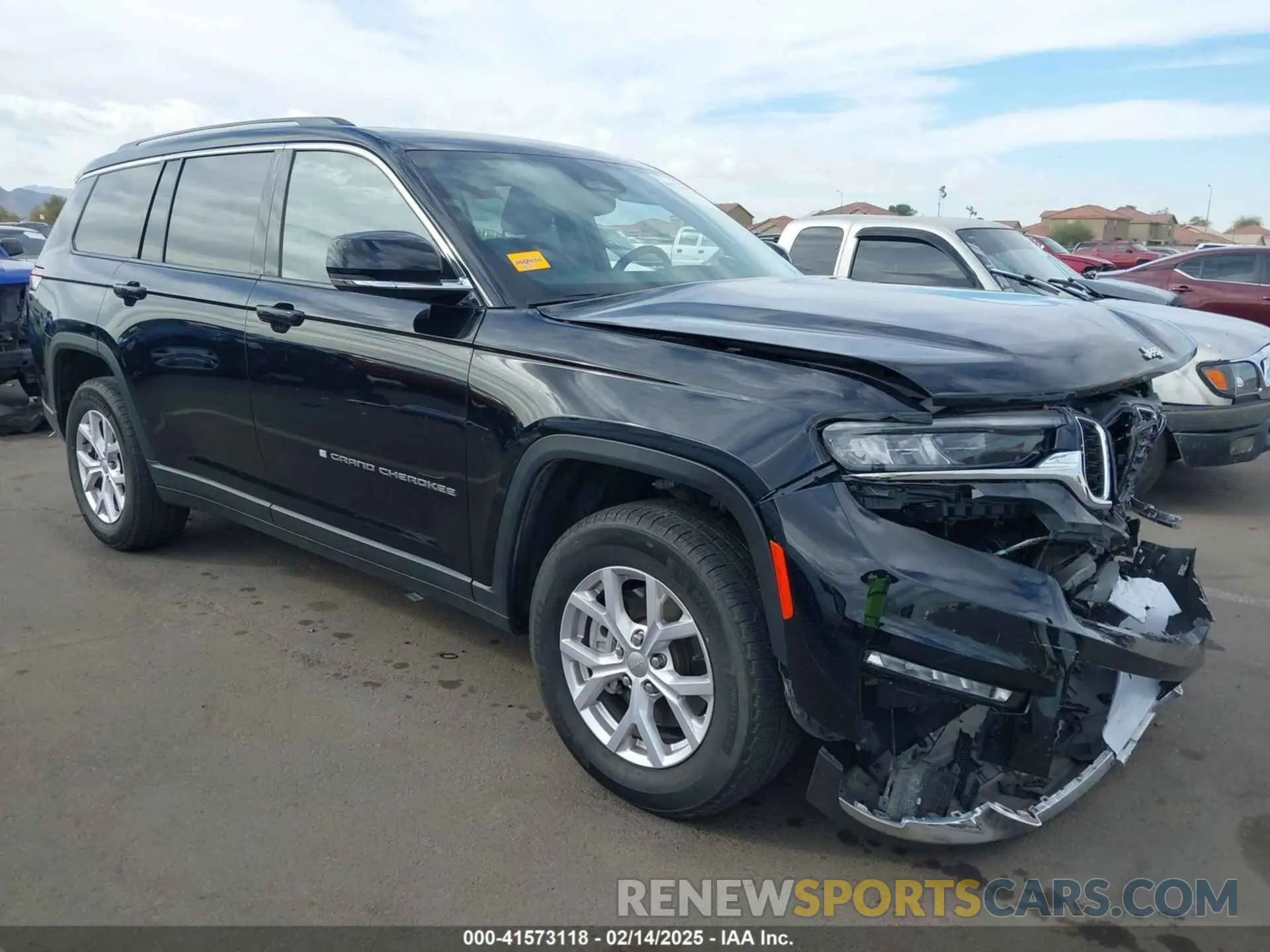 1 fotografías del automóvil dañado 1C4RJKBG4M8206567 JEEP GRAND CHEROKEE L 2021