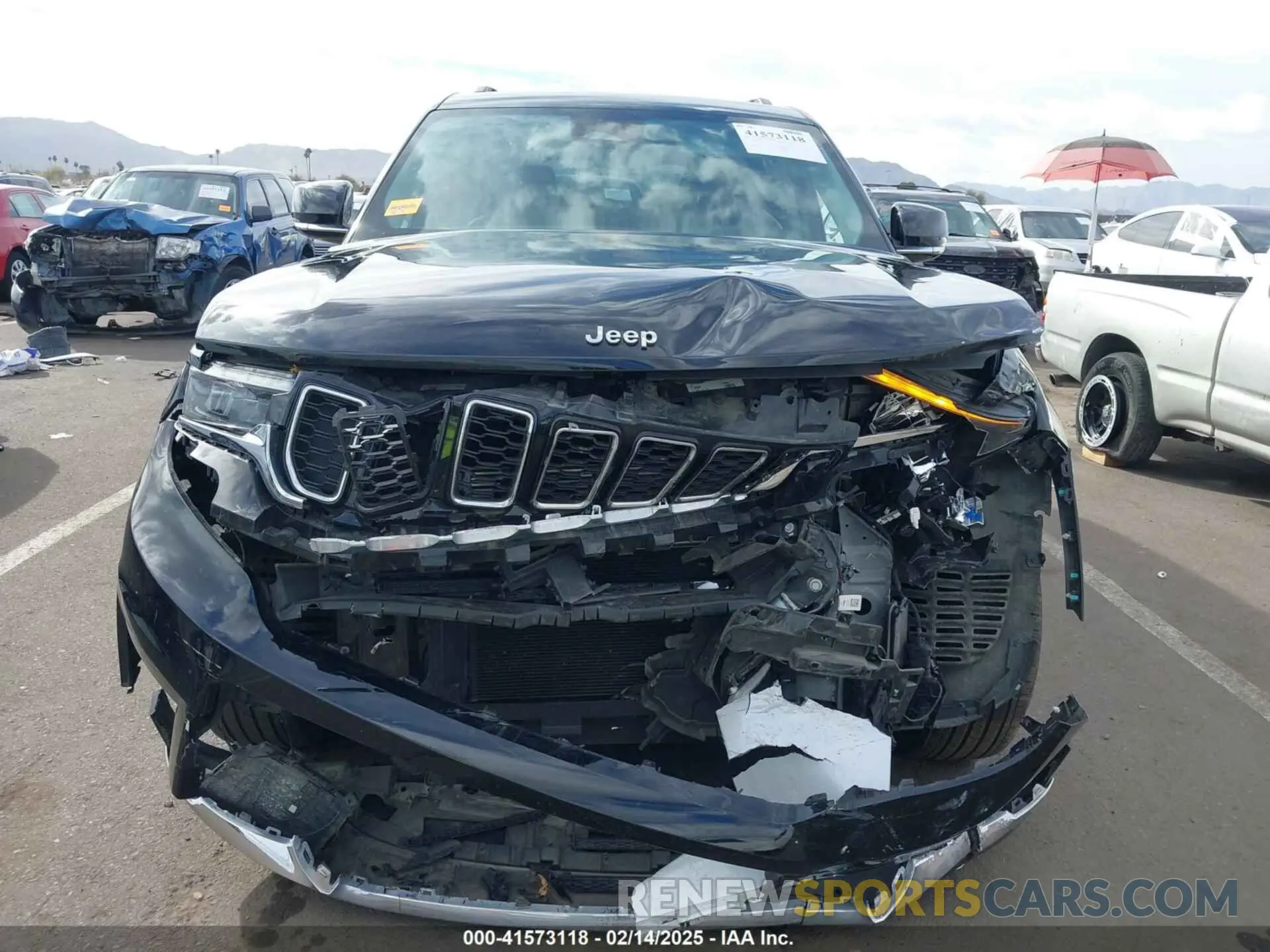 12 fotografías del automóvil dañado 1C4RJKBG4M8206567 JEEP GRAND CHEROKEE L 2021