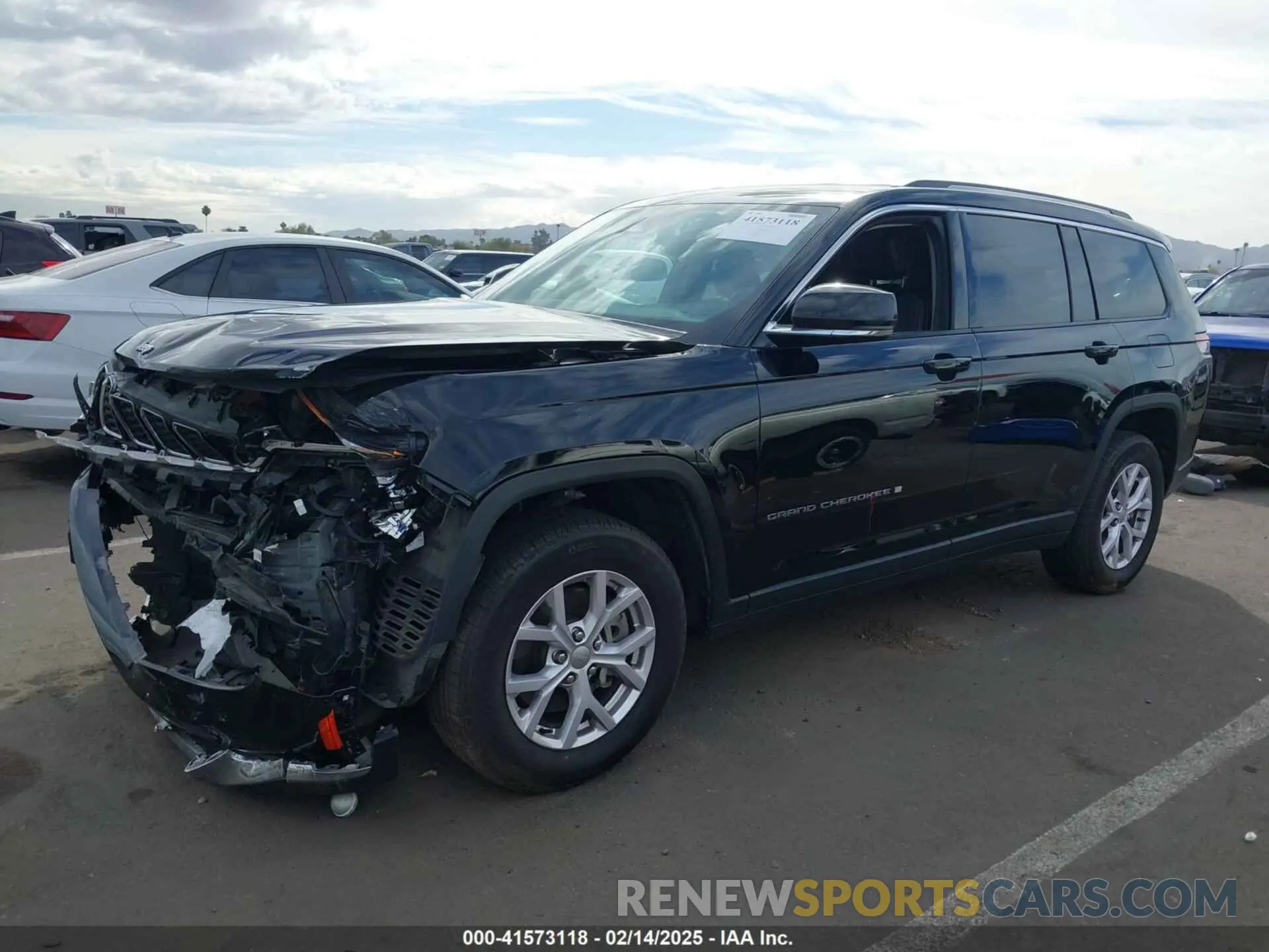 2 fotografías del automóvil dañado 1C4RJKBG4M8206567 JEEP GRAND CHEROKEE L 2021