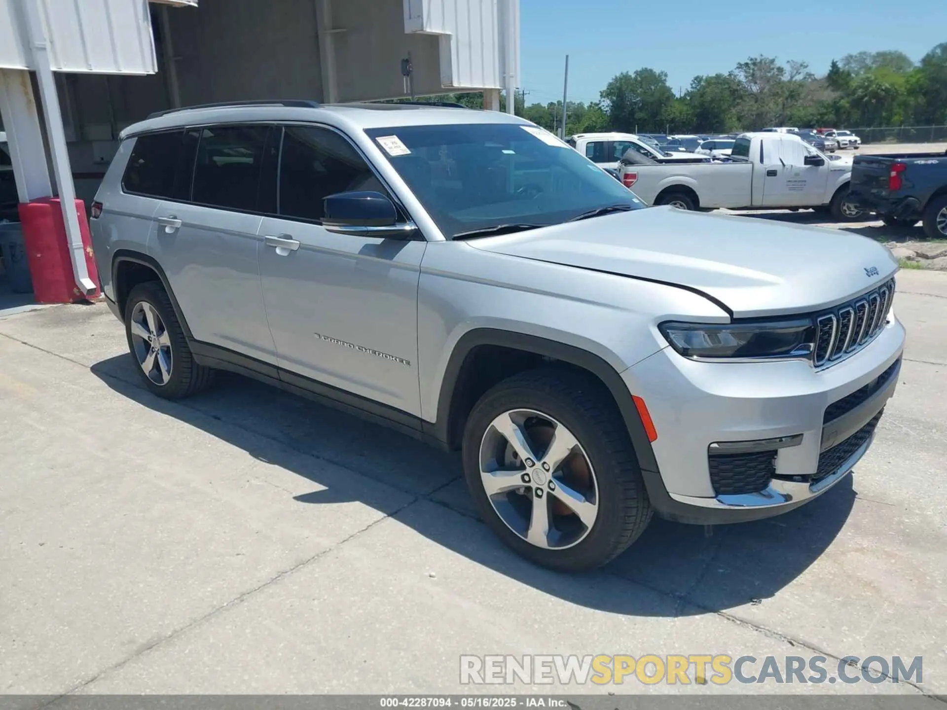 1 fotografías del automóvil dañado 1C4RJKBG5M8101312 JEEP GRAND CHEROKEE L 2021