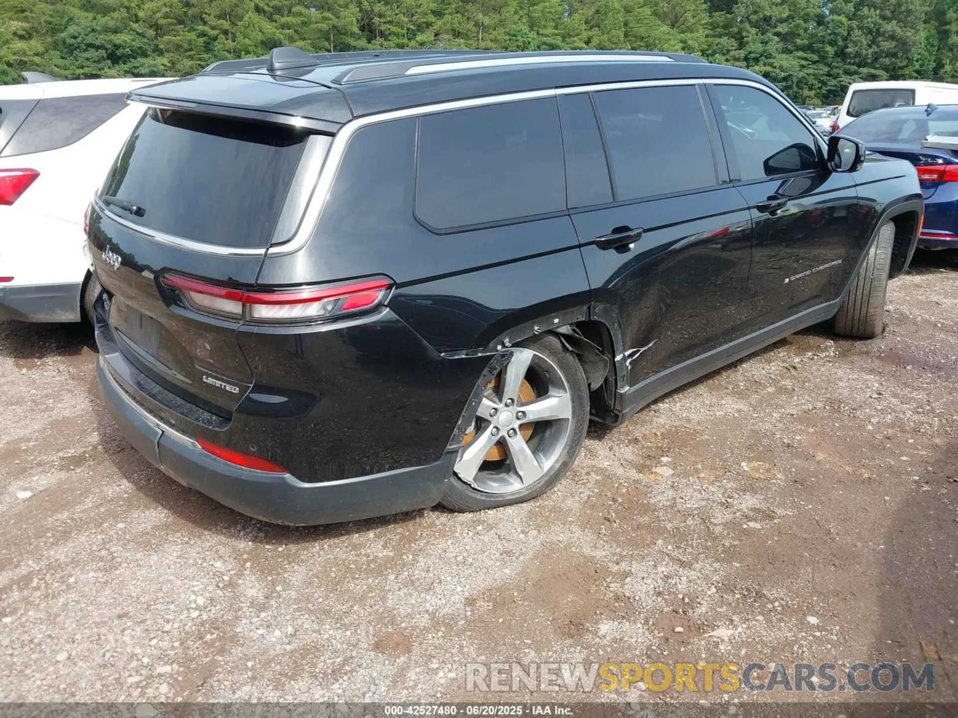 4 fotografías del automóvil dañado 1C4RJKBG5M8108194 JEEP GRAND CHEROKEE L 2021