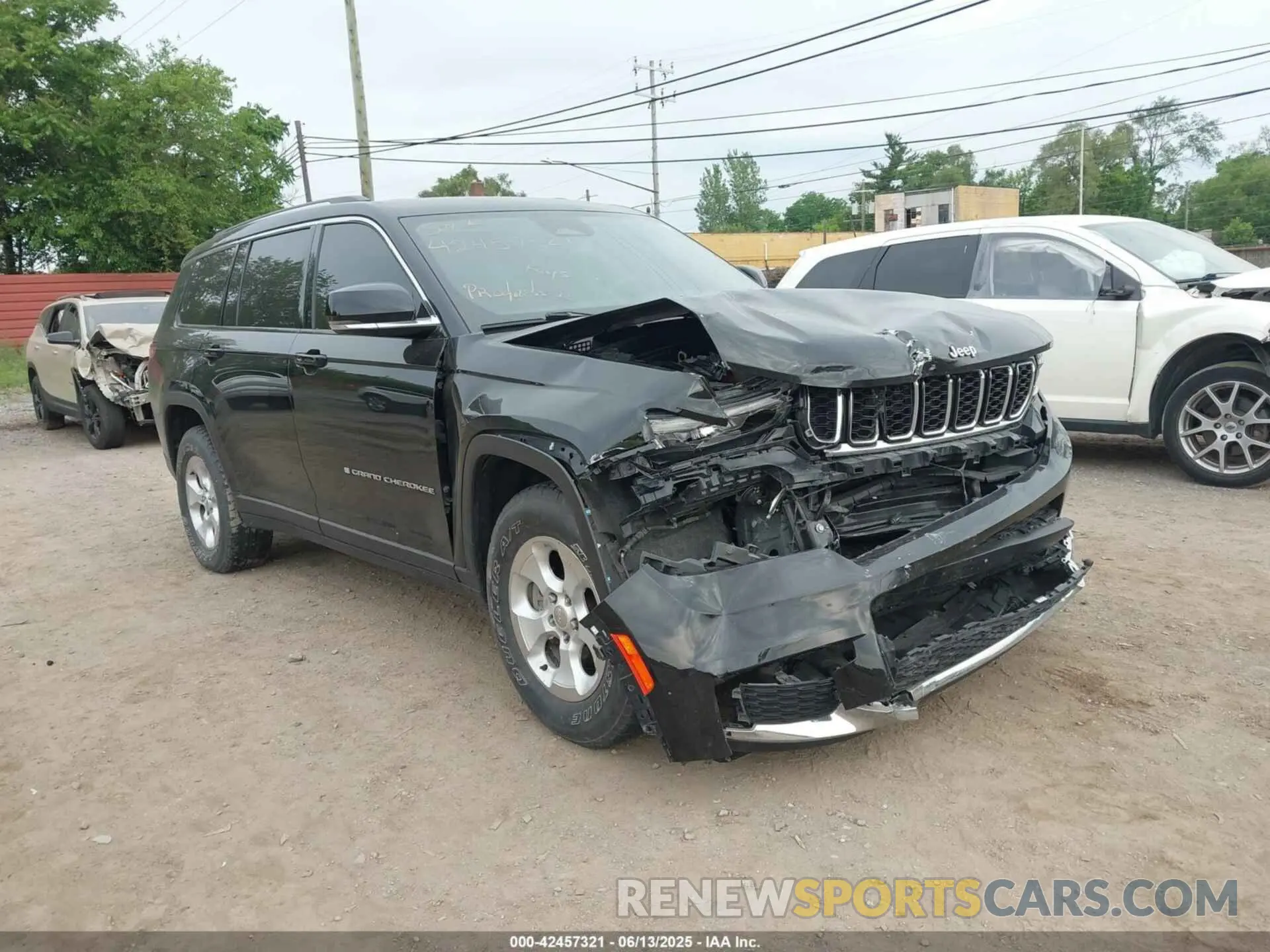 1 fotografías del automóvil dañado 1C4RJKBG5M8125173 JEEP GRAND CHEROKEE L 2021