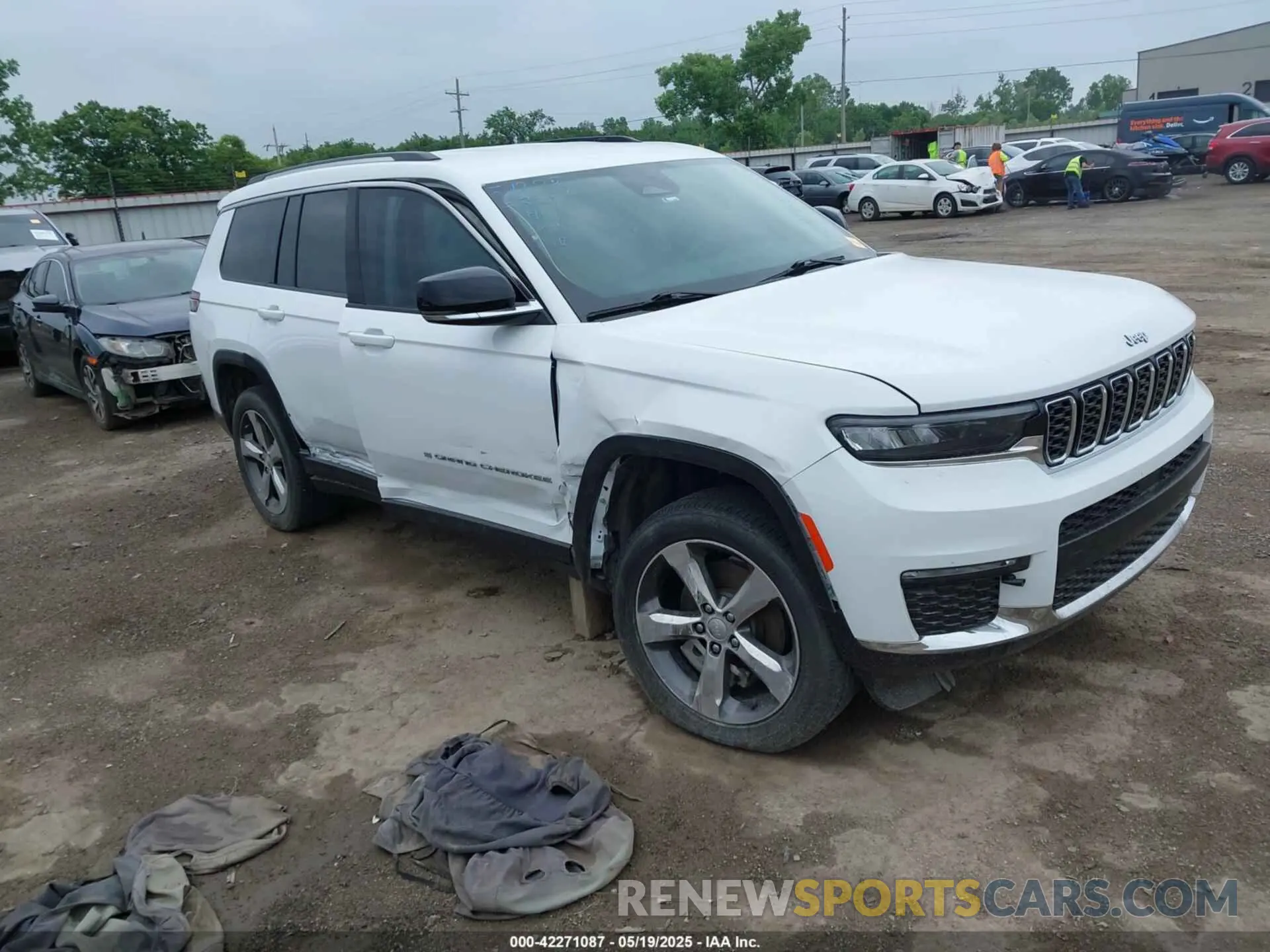 1 fotografías del automóvil dañado 1C4RJKBG5M8186488 JEEP GRAND CHEROKEE L 2021