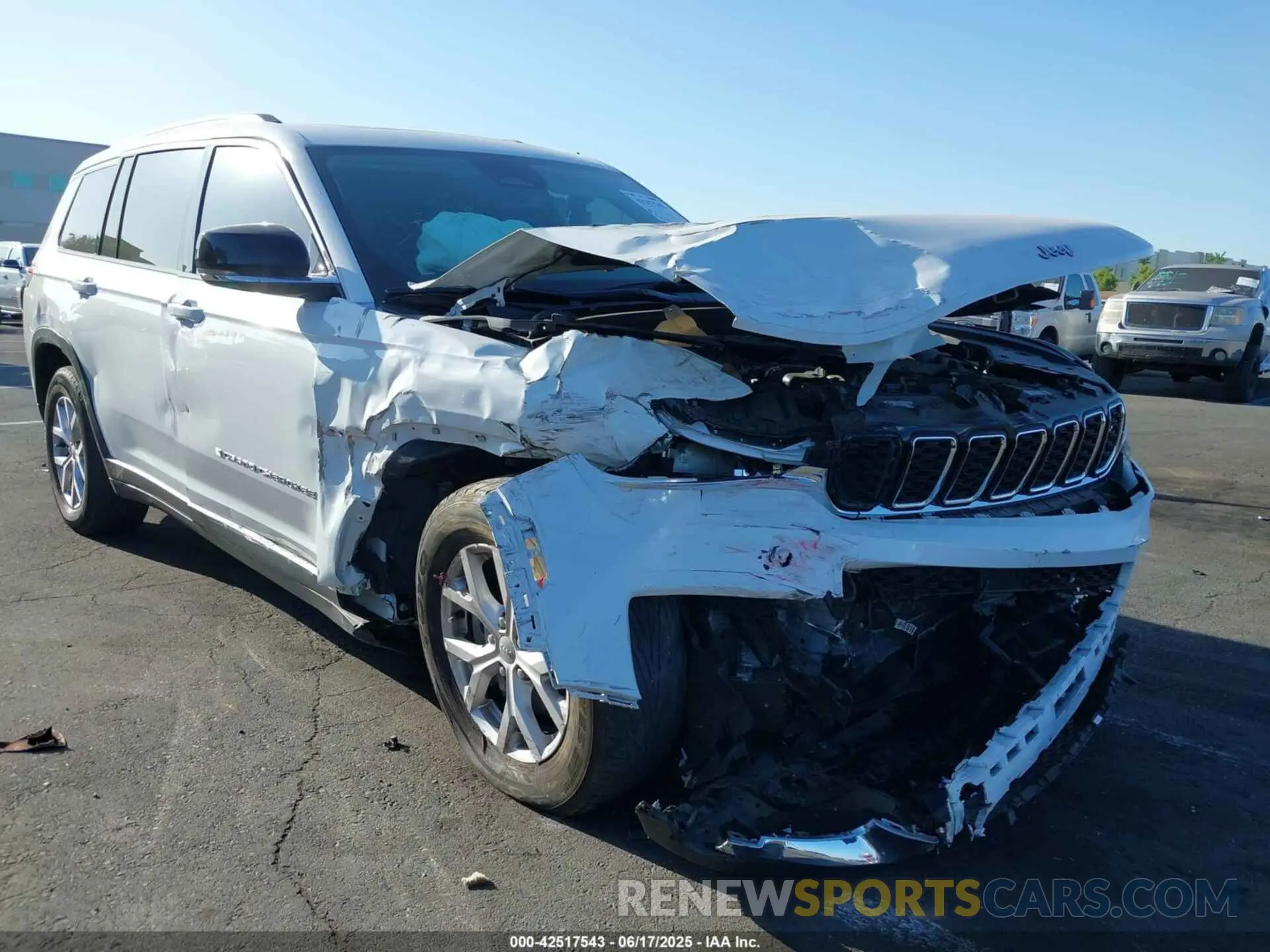 1 fotografías del automóvil dañado 1C4RJKBG5M8188371 JEEP GRAND CHEROKEE L 2021
