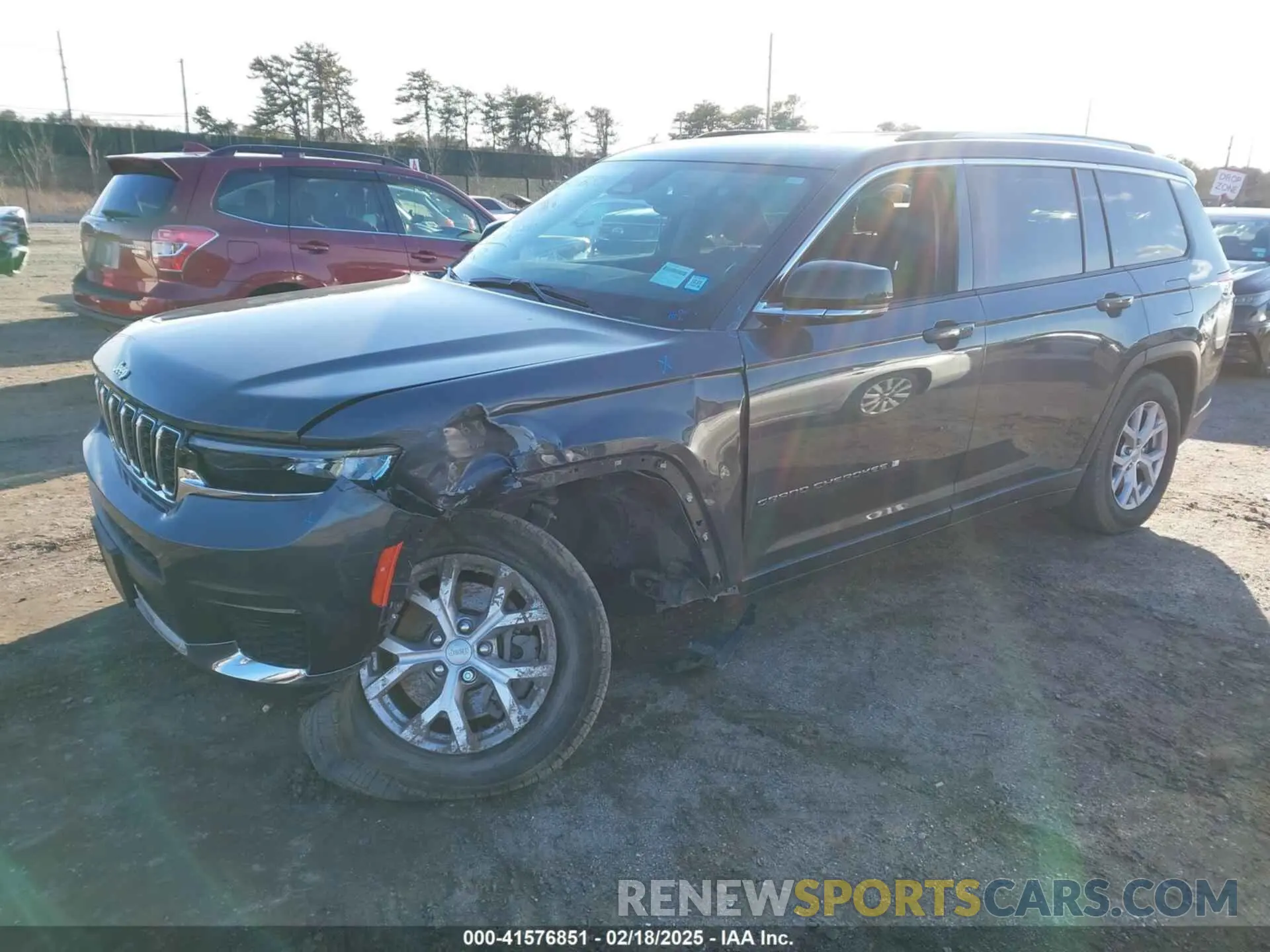 2 fotografías del automóvil dañado 1C4RJKBG6M8142905 JEEP GRAND CHEROKEE L 2021