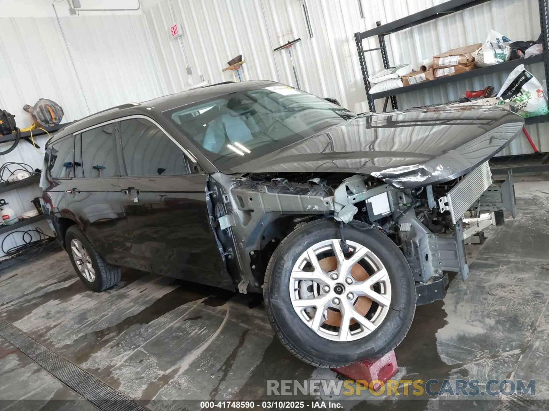 14 fotografías del automóvil dañado 1C4RJKBG6M8172857 JEEP GRAND CHEROKEE L 2021