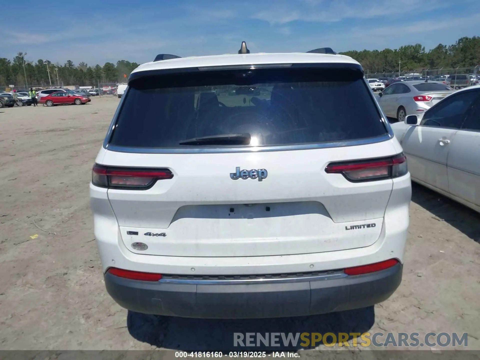 16 fotografías del automóvil dañado 1C4RJKBG7M8104194 JEEP GRAND CHEROKEE L 2021
