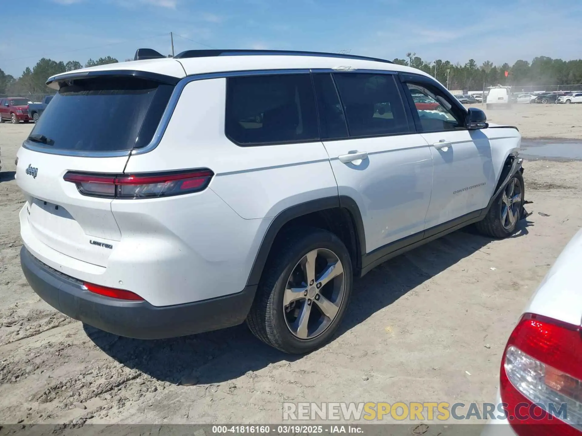 4 fotografías del automóvil dañado 1C4RJKBG7M8104194 JEEP GRAND CHEROKEE L 2021