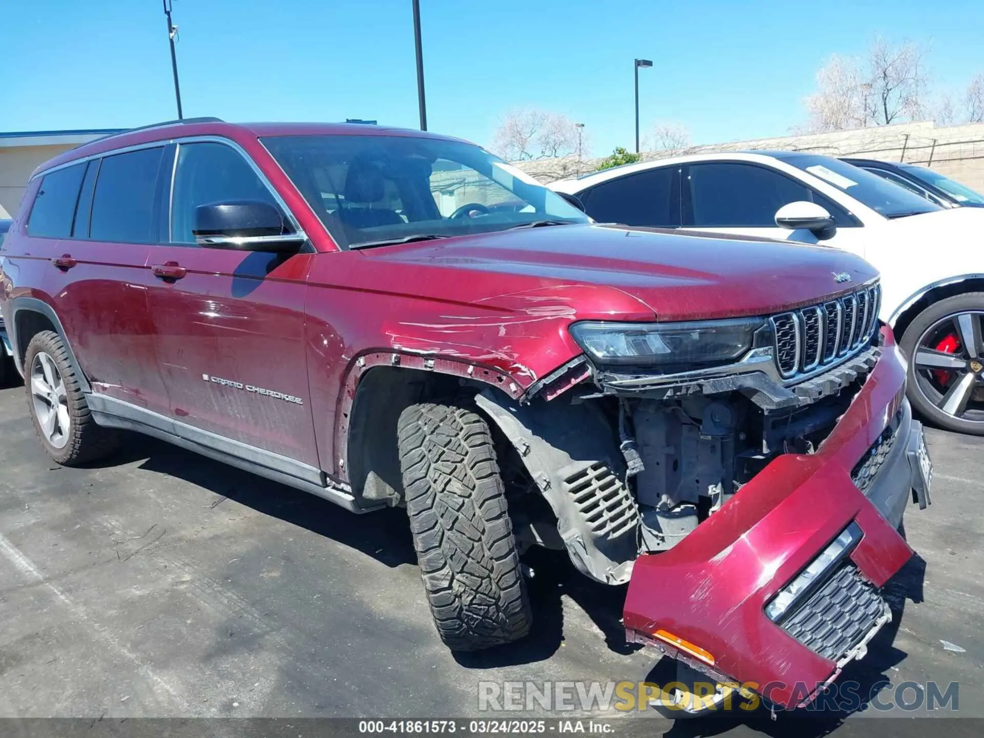 1 fotografías del automóvil dañado 1C4RJKBG7M8127961 JEEP GRAND CHEROKEE L 2021