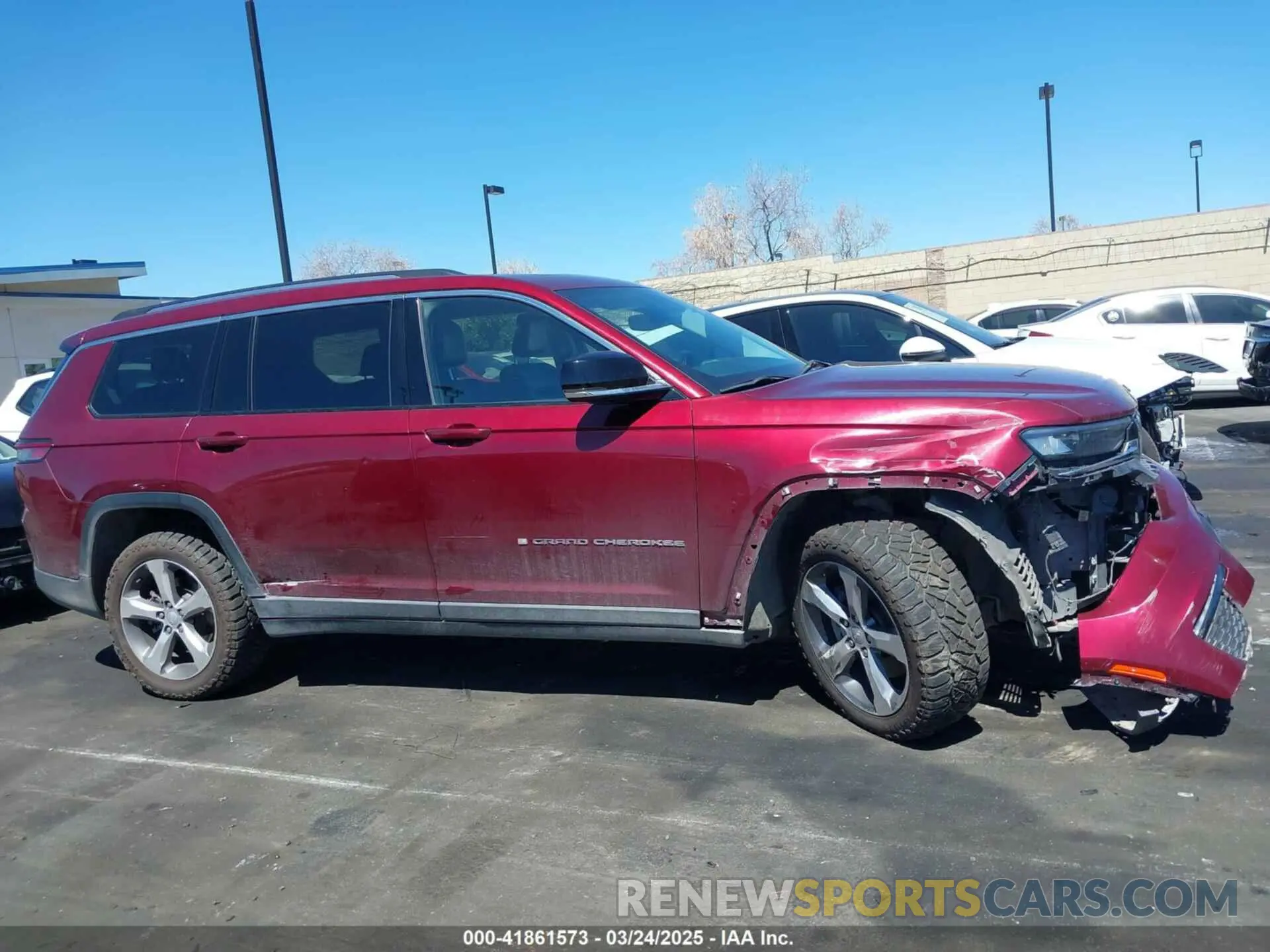 13 fotografías del automóvil dañado 1C4RJKBG7M8127961 JEEP GRAND CHEROKEE L 2021