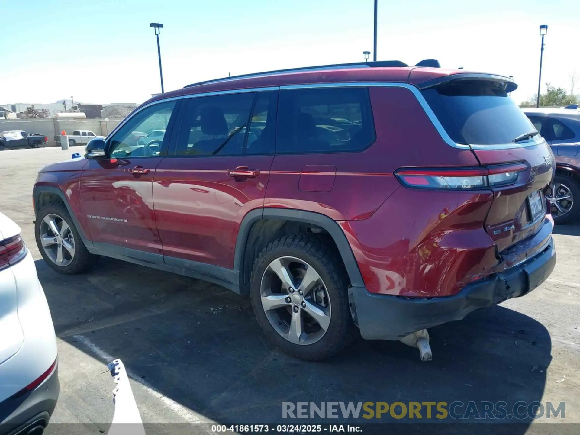 14 fotografías del automóvil dañado 1C4RJKBG7M8127961 JEEP GRAND CHEROKEE L 2021