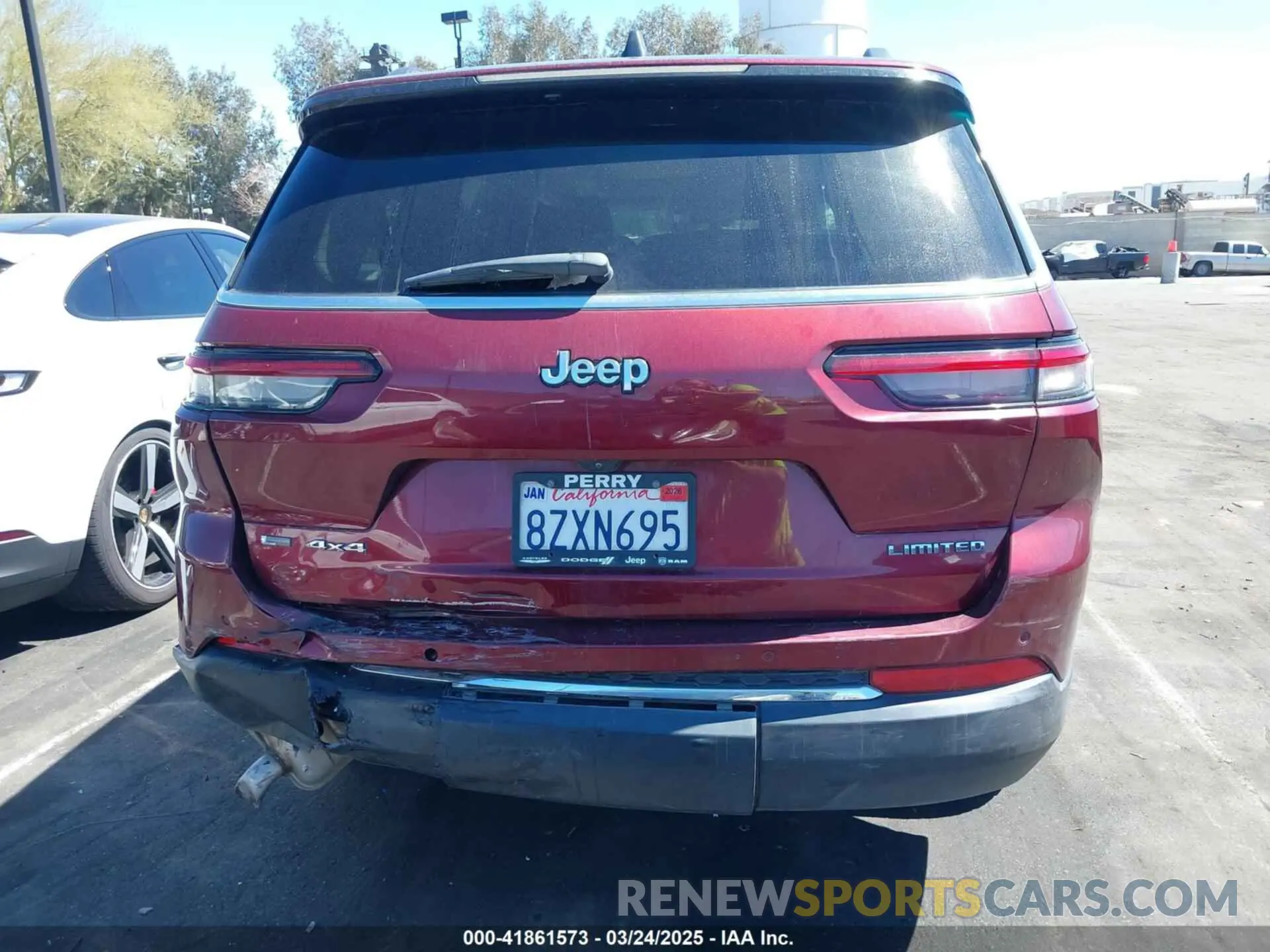 16 fotografías del automóvil dañado 1C4RJKBG7M8127961 JEEP GRAND CHEROKEE L 2021