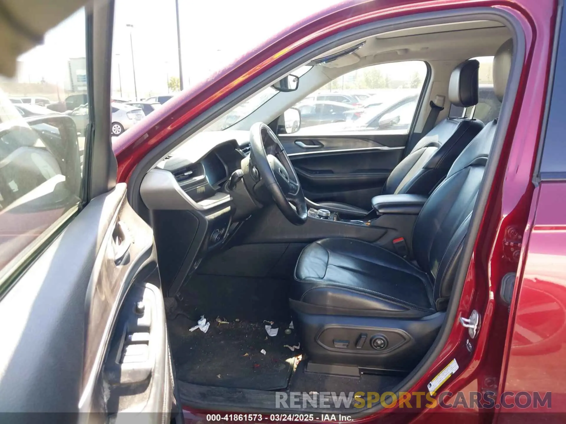 5 fotografías del automóvil dañado 1C4RJKBG7M8127961 JEEP GRAND CHEROKEE L 2021