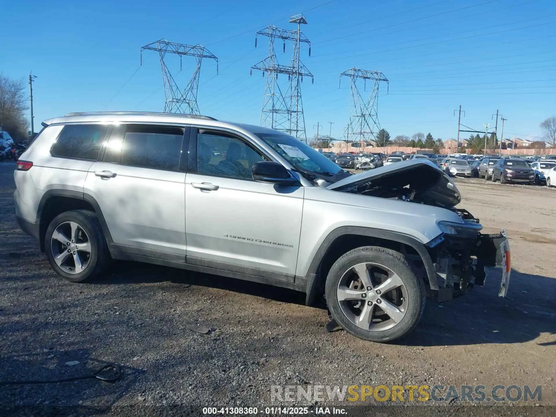 1 fotografías del automóvil dañado 1C4RJKBG8M8122316 JEEP GRAND CHEROKEE L 2021