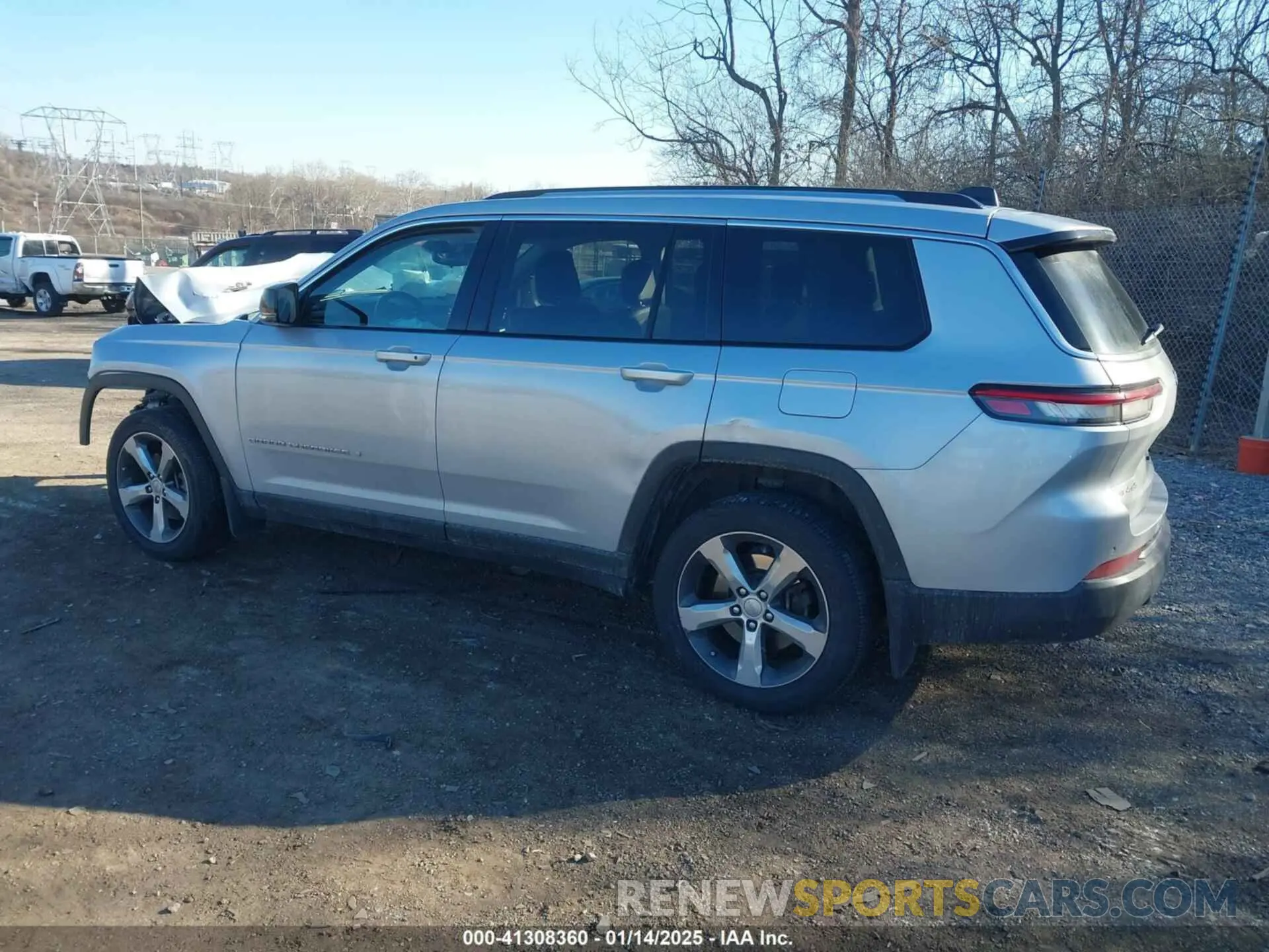 3 fotografías del automóvil dañado 1C4RJKBG8M8122316 JEEP GRAND CHEROKEE L 2021