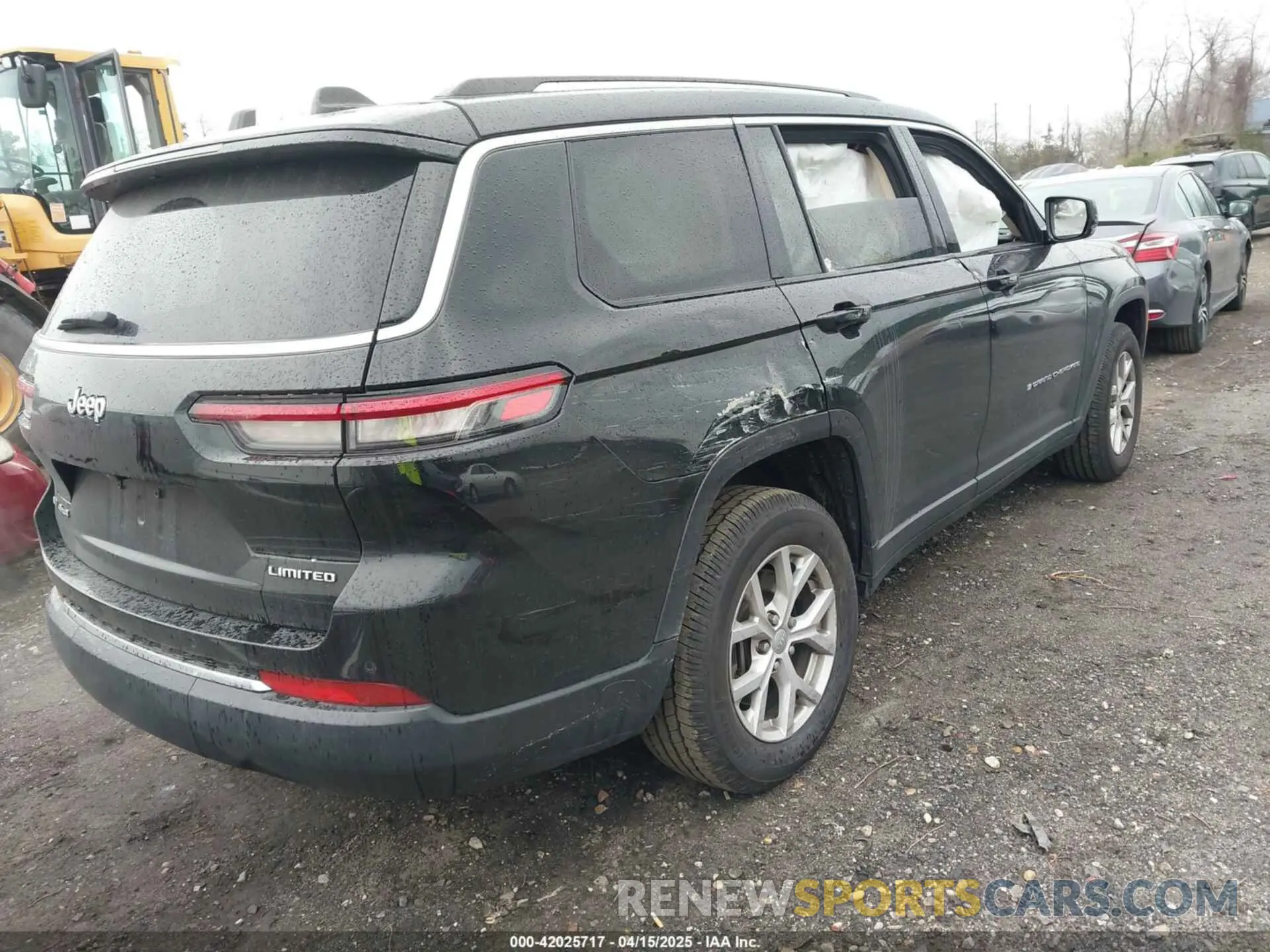 4 fotografías del automóvil dañado 1C4RJKBG8M8129993 JEEP GRAND CHEROKEE L 2021