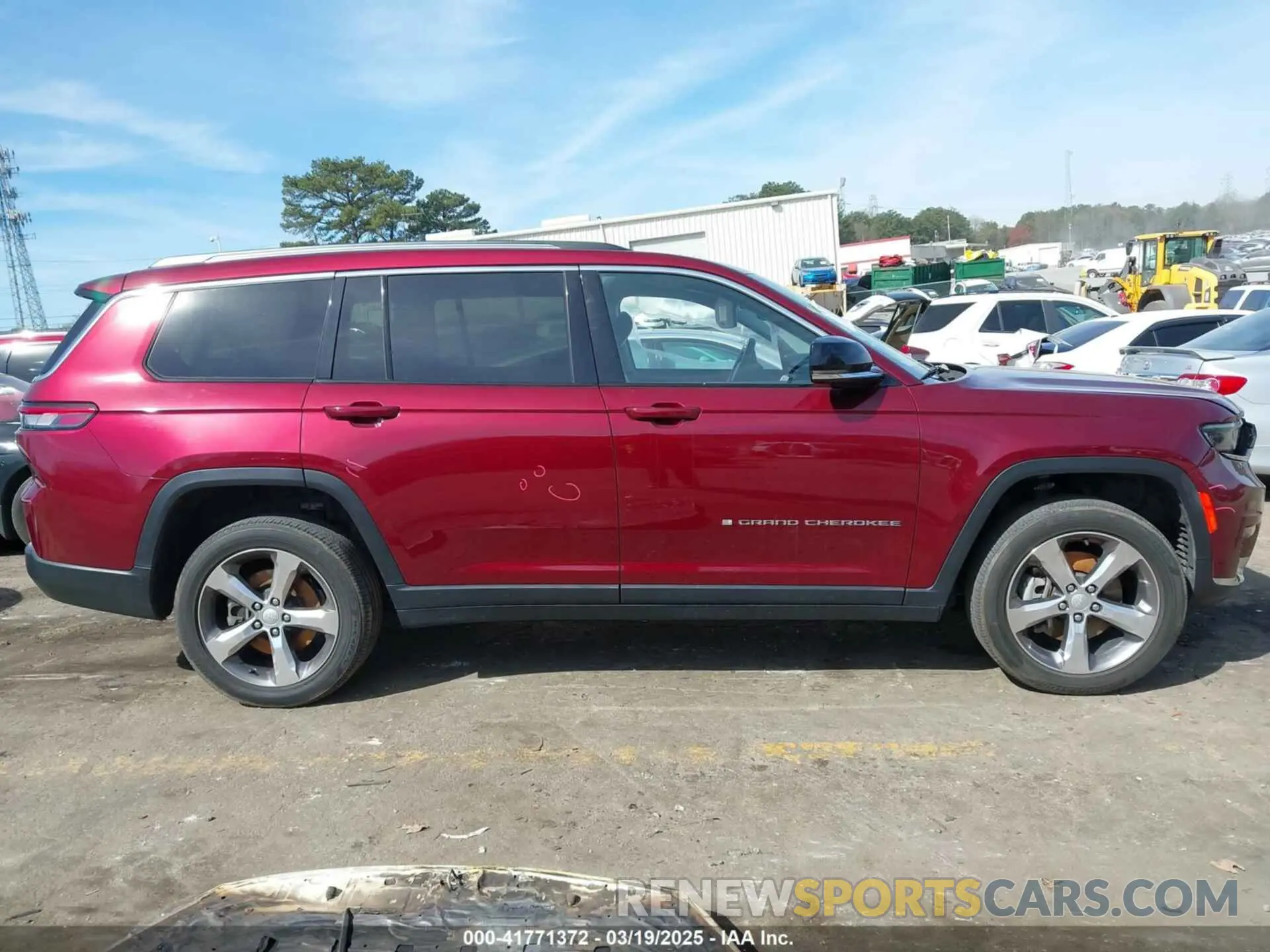 12 fotografías del automóvil dañado 1C4RJKBG8M8205423 JEEP GRAND CHEROKEE L 2021