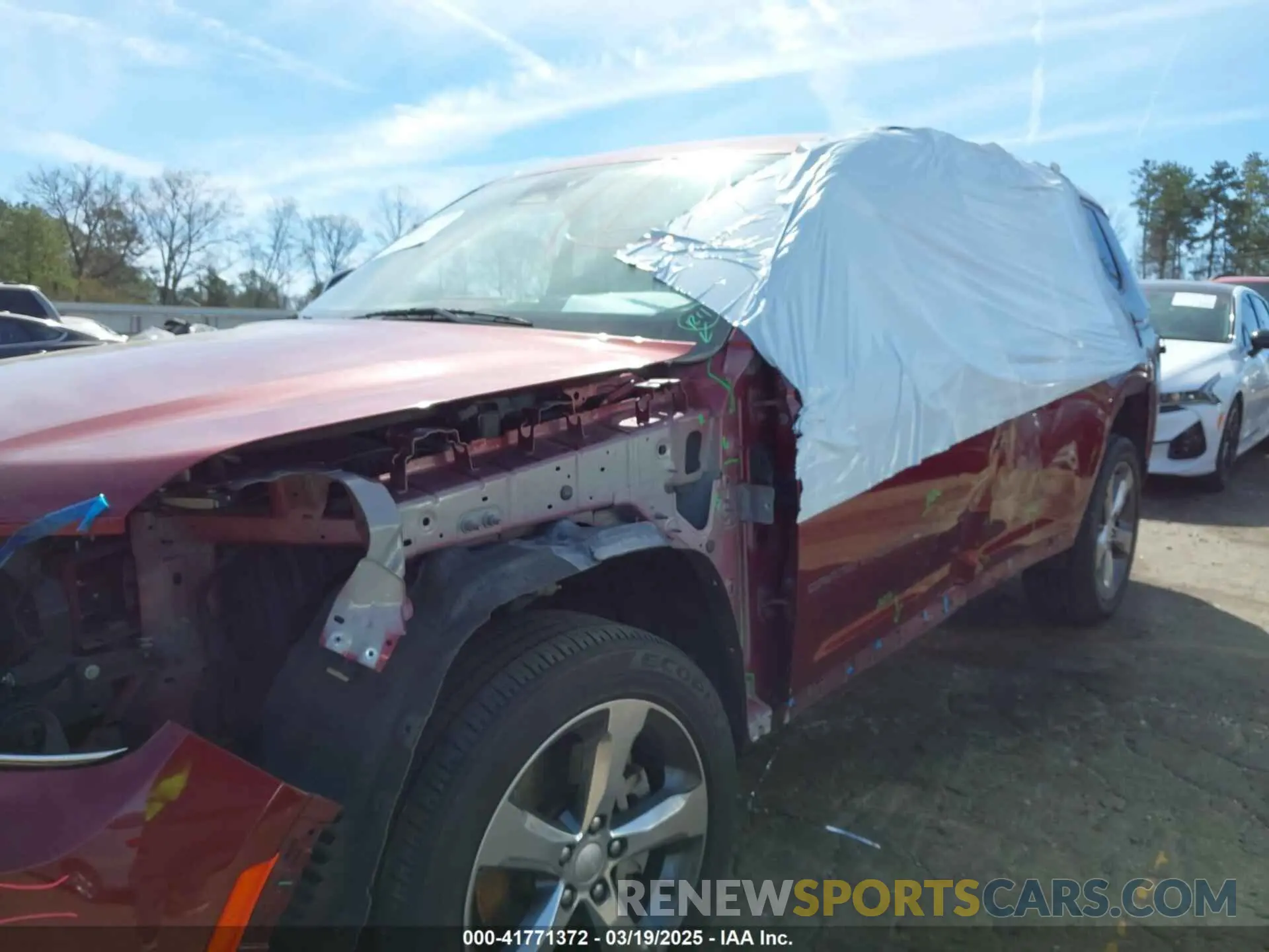 6 fotografías del automóvil dañado 1C4RJKBG8M8205423 JEEP GRAND CHEROKEE L 2021