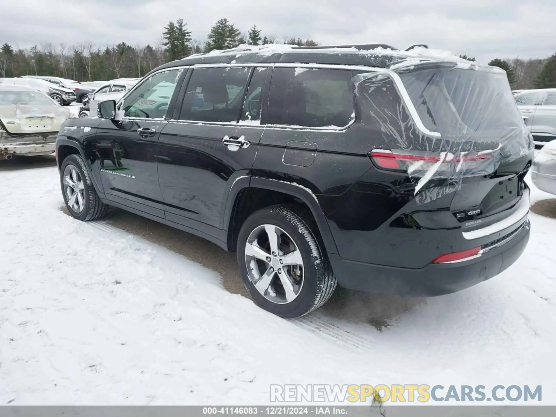 3 fotografías del automóvil dañado 1C4RJKBG9M8109462 JEEP GRAND CHEROKEE L 2021