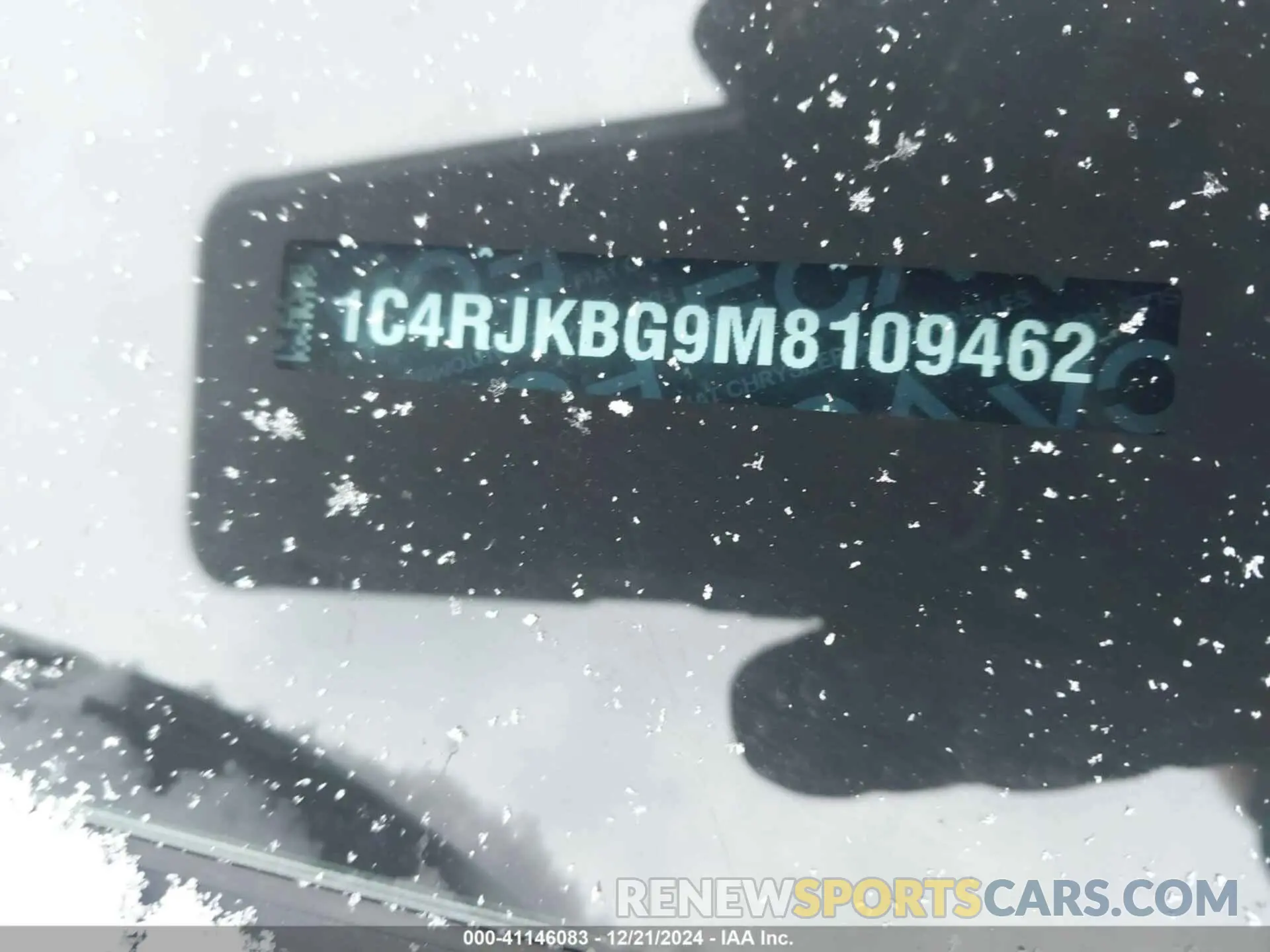9 fotografías del automóvil dañado 1C4RJKBG9M8109462 JEEP GRAND CHEROKEE L 2021