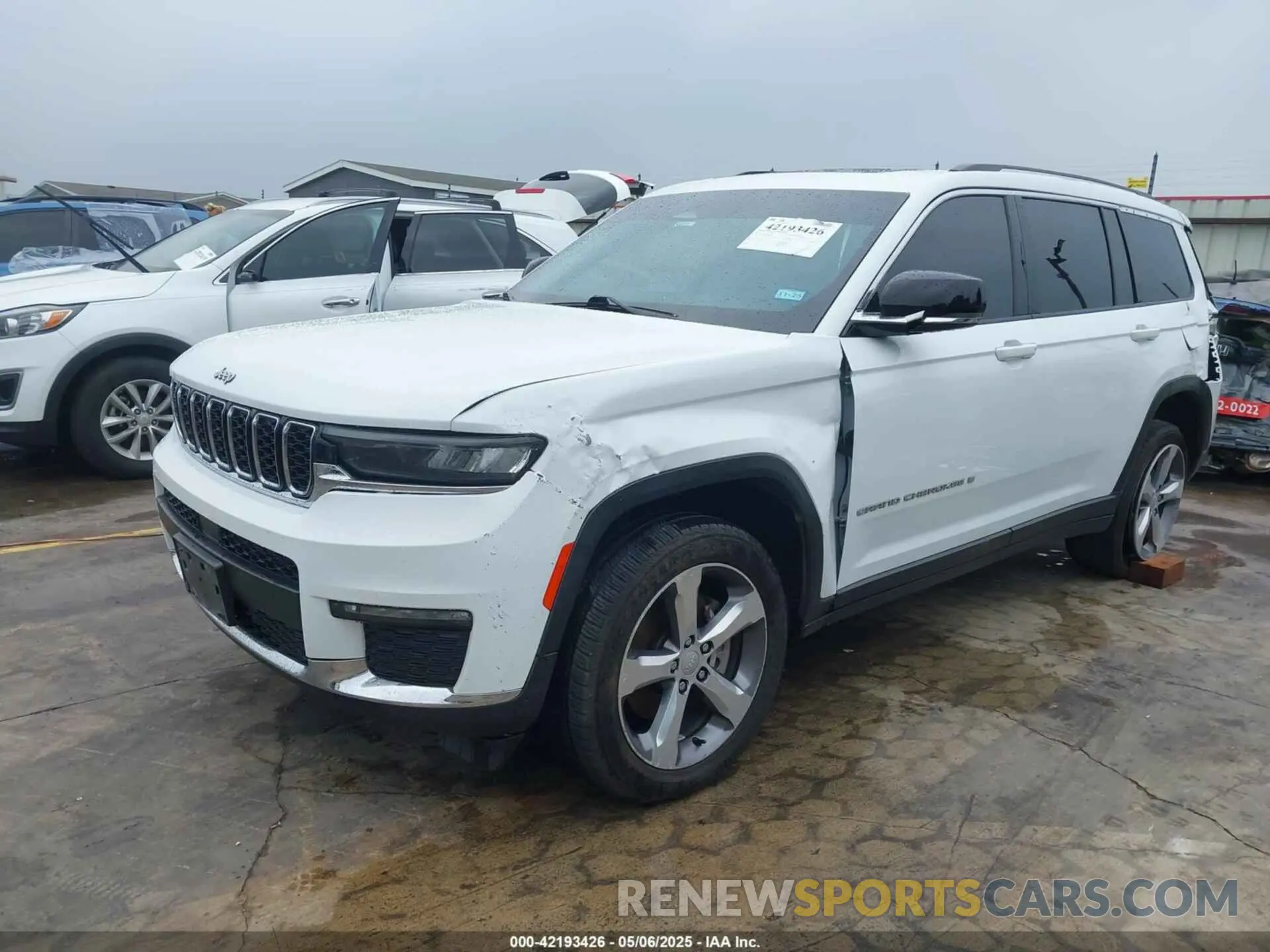 2 fotografías del automóvil dañado 1C4RJKBG9M8172027 JEEP GRAND CHEROKEE L 2021