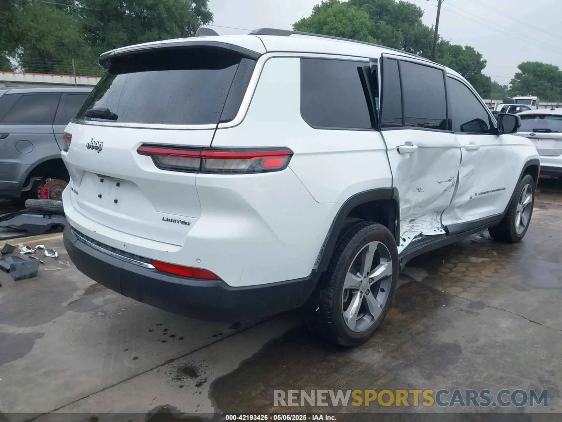 4 fotografías del automóvil dañado 1C4RJKBG9M8172027 JEEP GRAND CHEROKEE L 2021