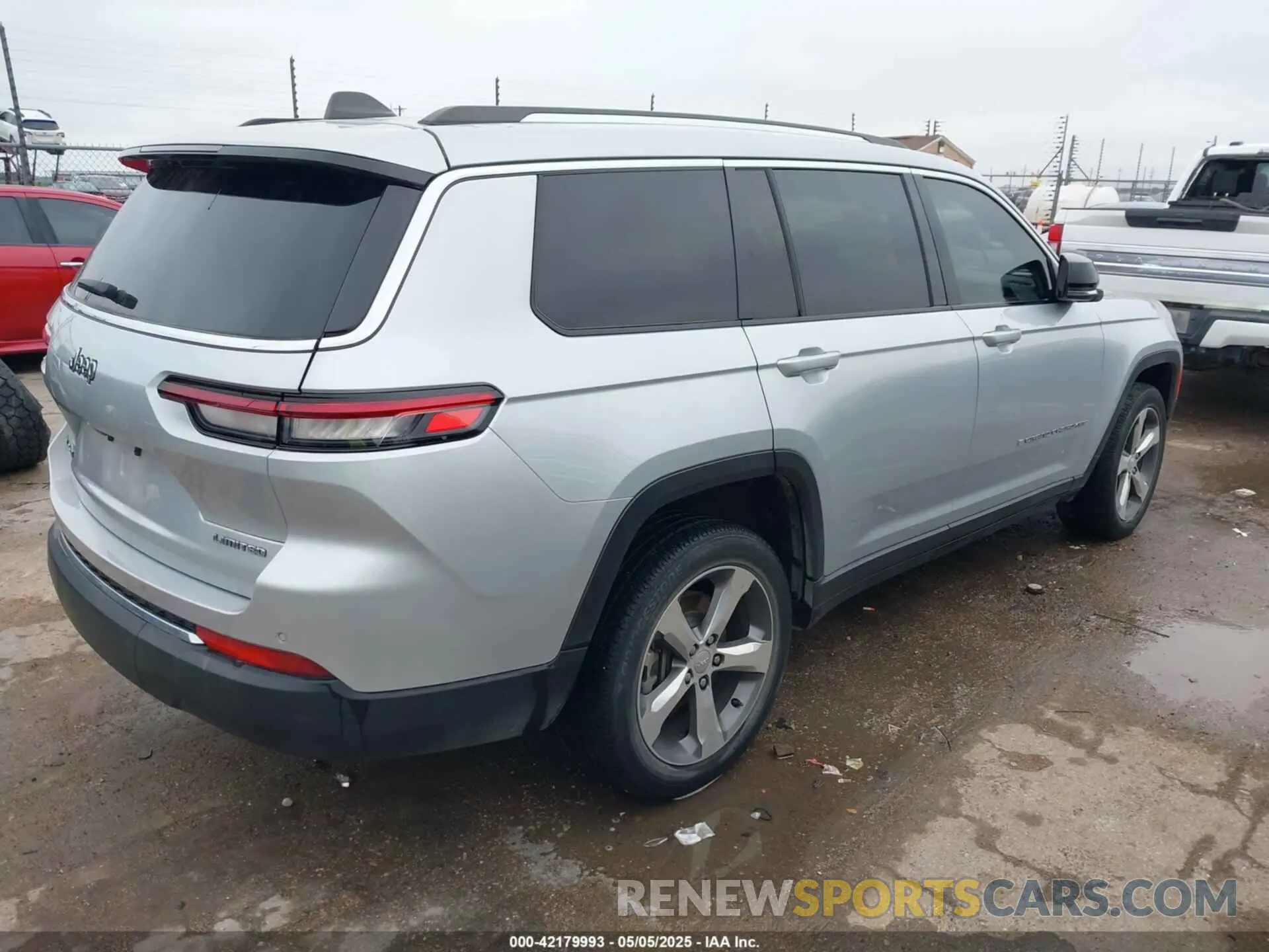 4 fotografías del automóvil dañado 1C4RJKBGXM8109793 JEEP GRAND CHEROKEE L 2021