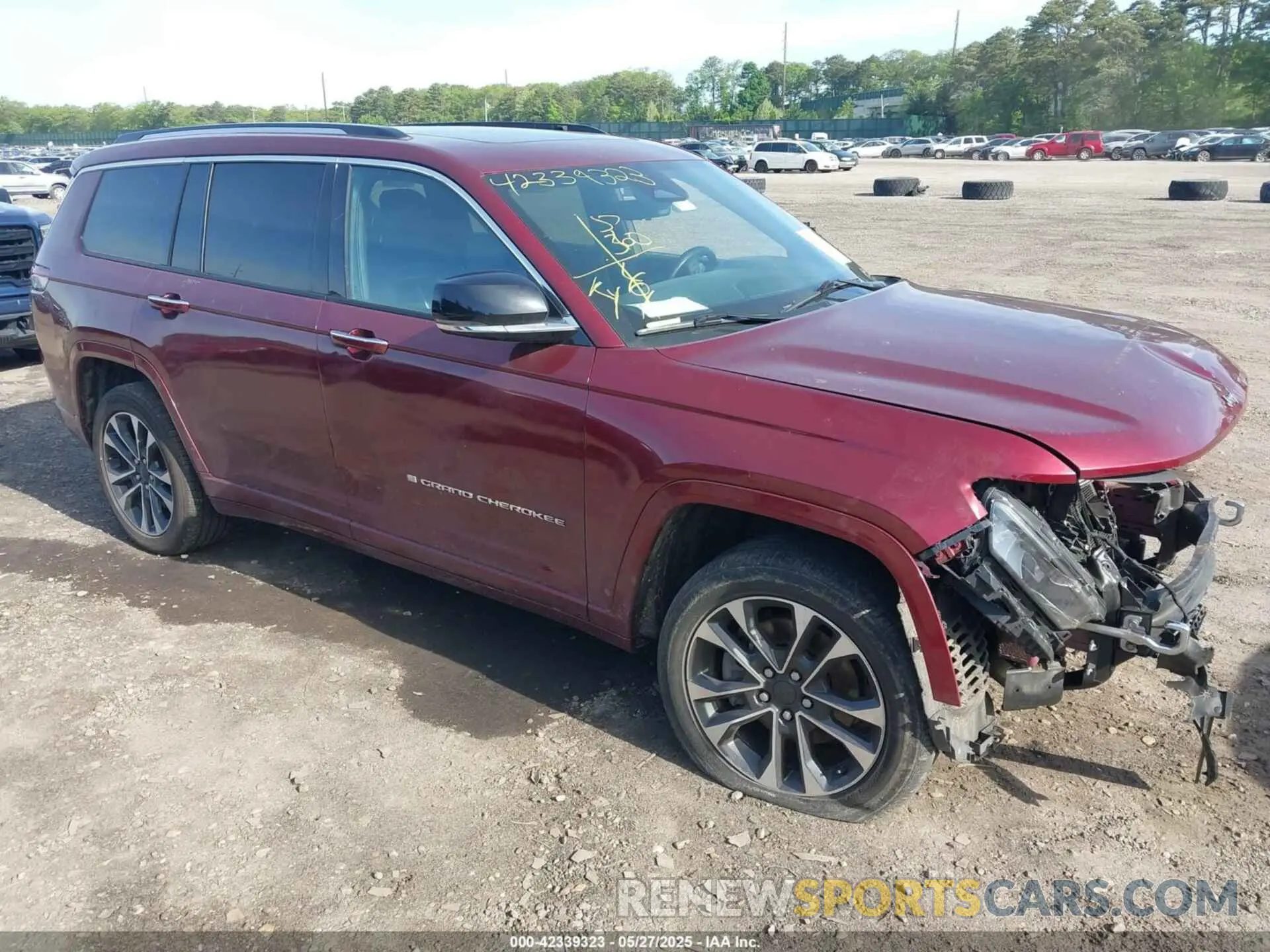 1 fotografías del automóvil dañado 1C4RJKDG9M8132351 JEEP GRAND CHEROKEE L 2021