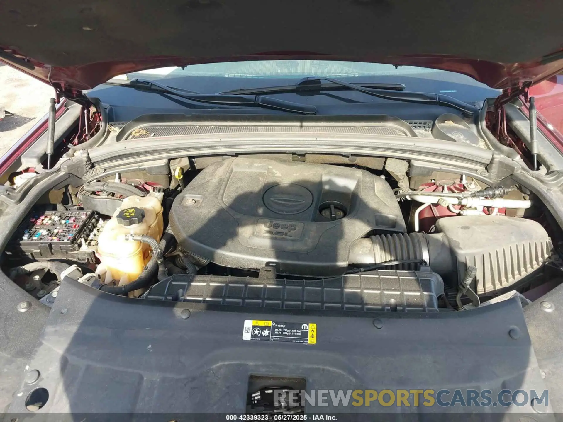 10 fotografías del automóvil dañado 1C4RJKDG9M8132351 JEEP GRAND CHEROKEE L 2021